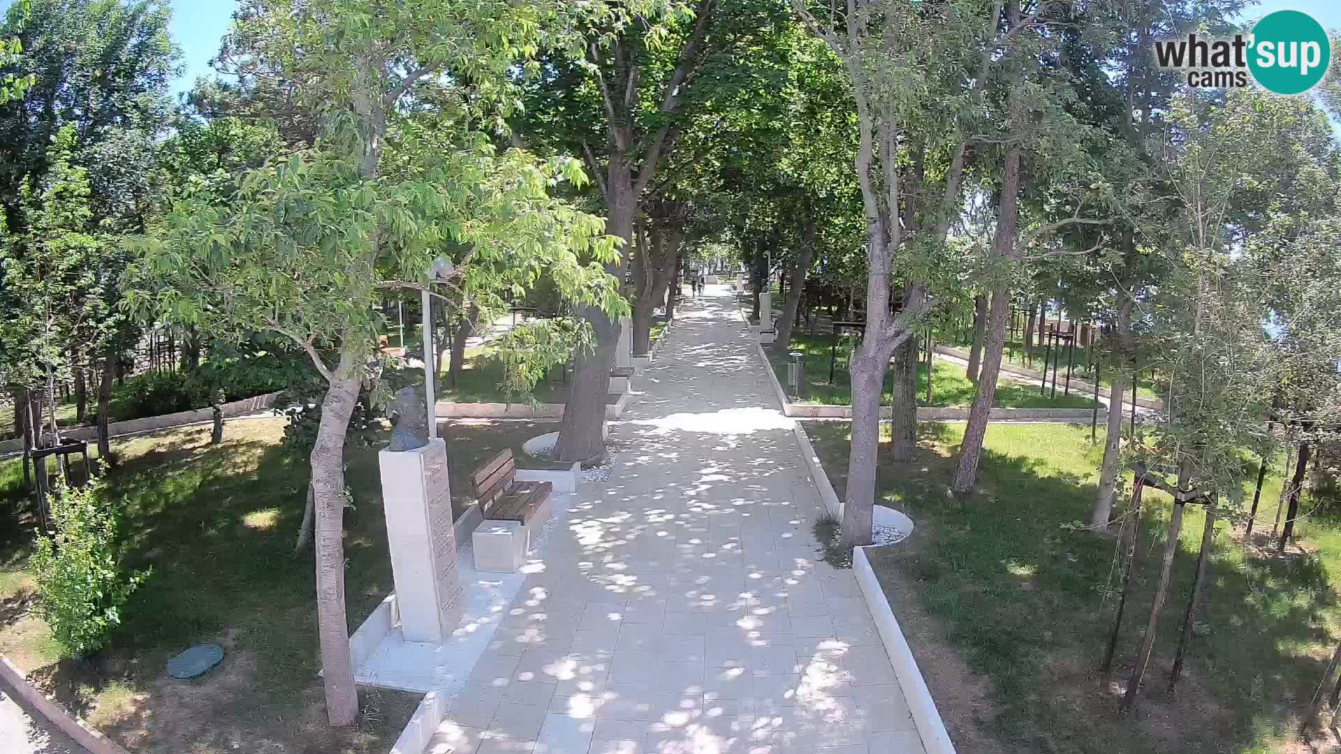 Writers’ Park Webcam Senj – Live by the Sea