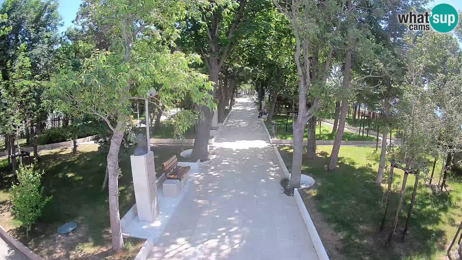 Writers’ Park Webcam Senj – Live by the Sea