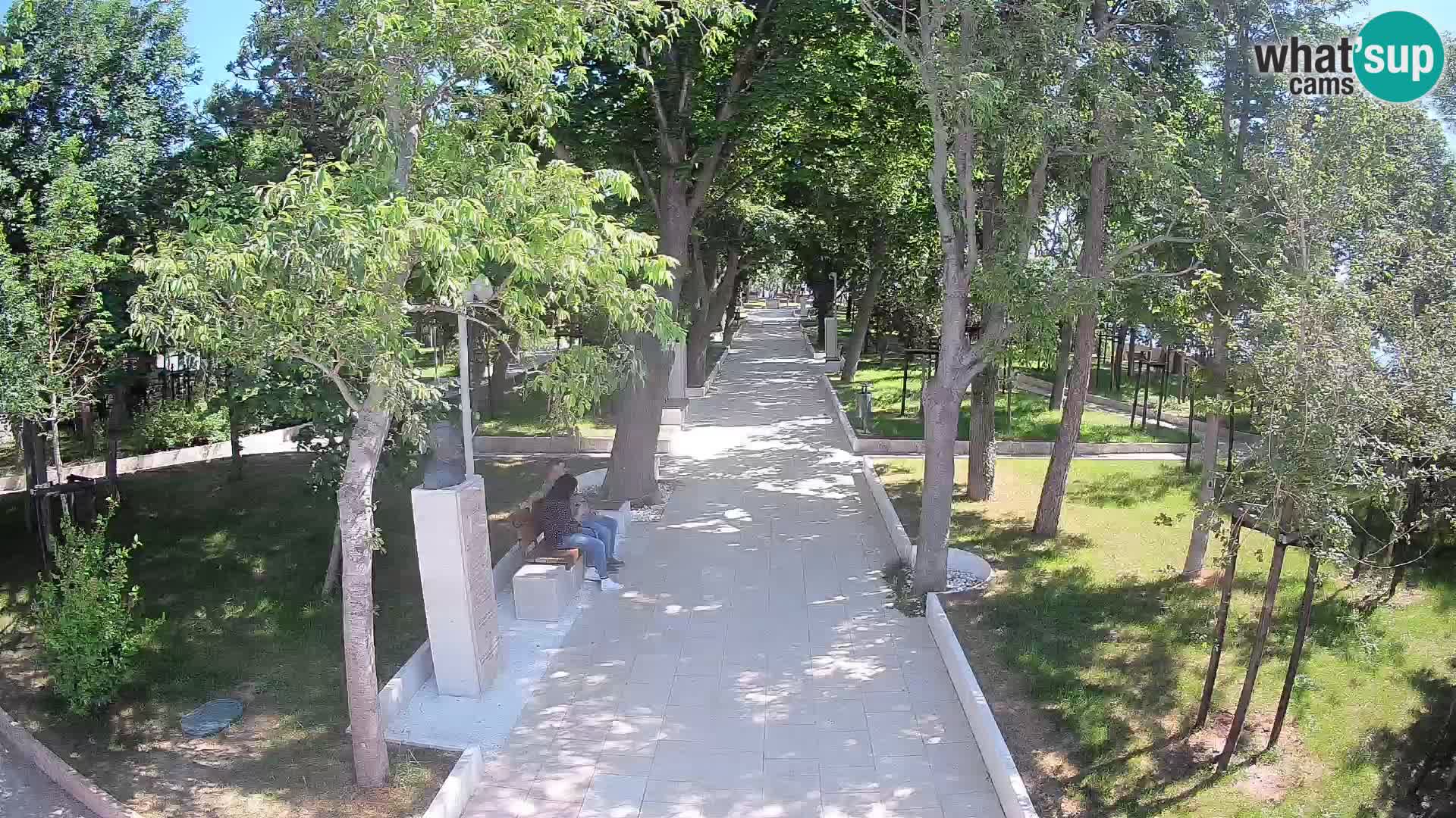 Writers’ Park Webcam Senj – Live by the Sea