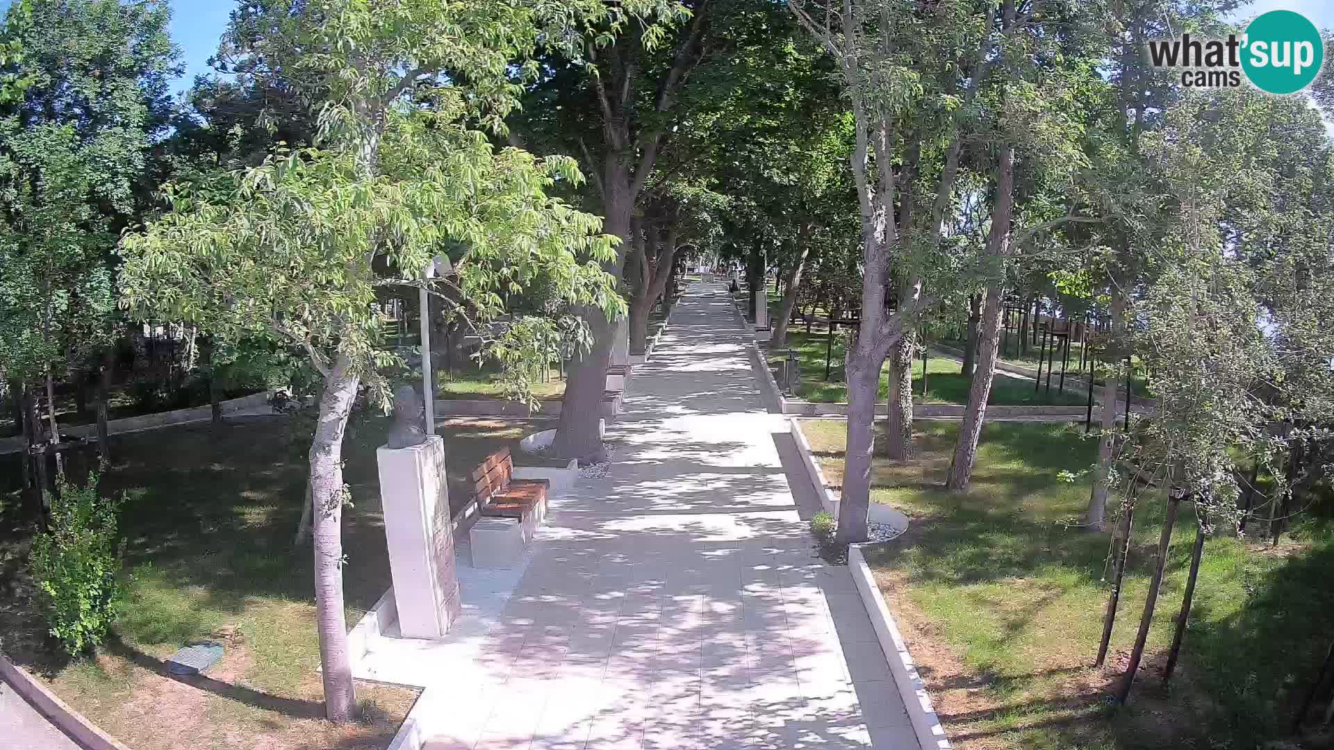 Writers’ Park Webcam Senj – Live by the Sea