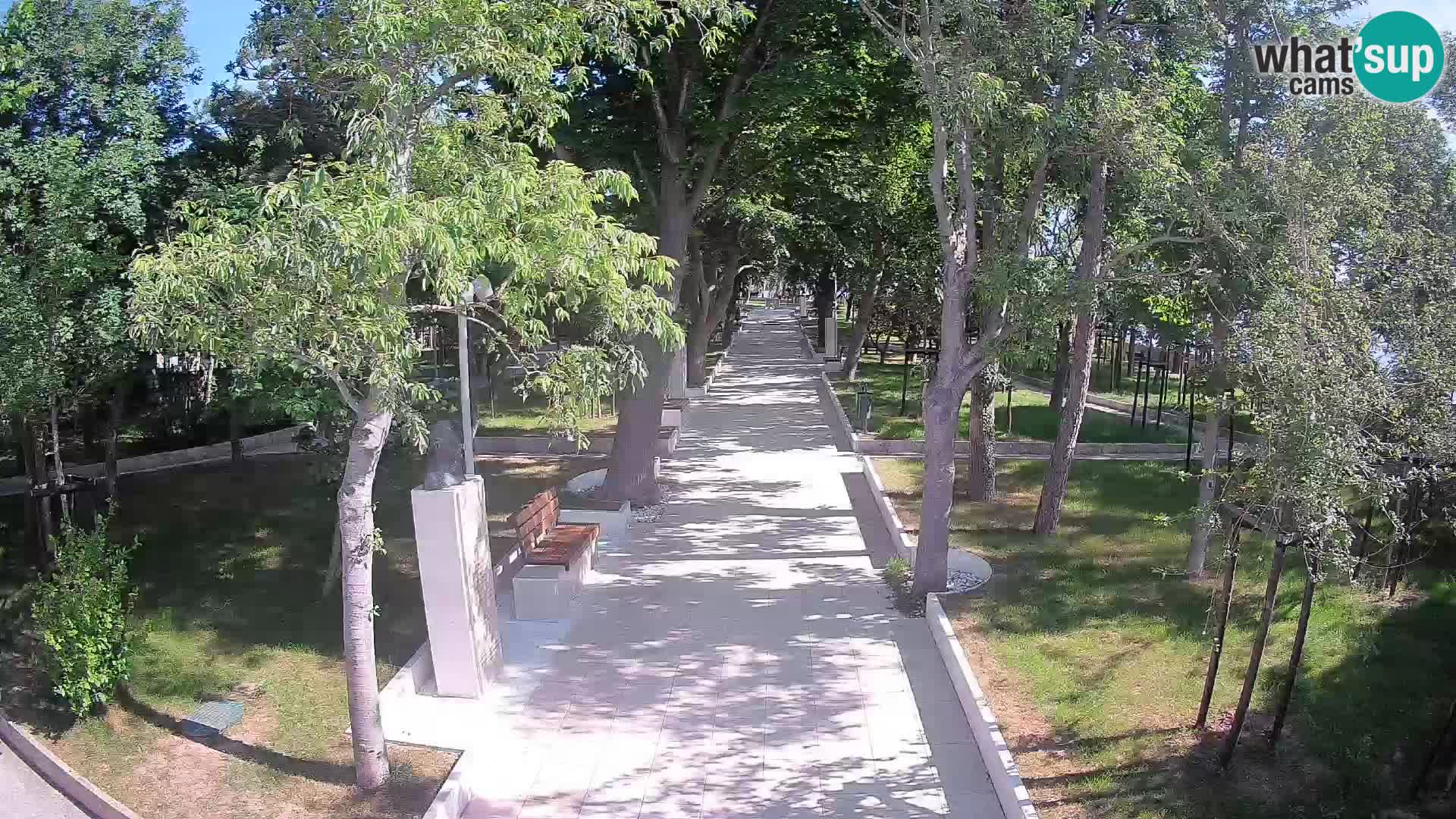 Writers’ Park Webcam Senj – Live by the Sea