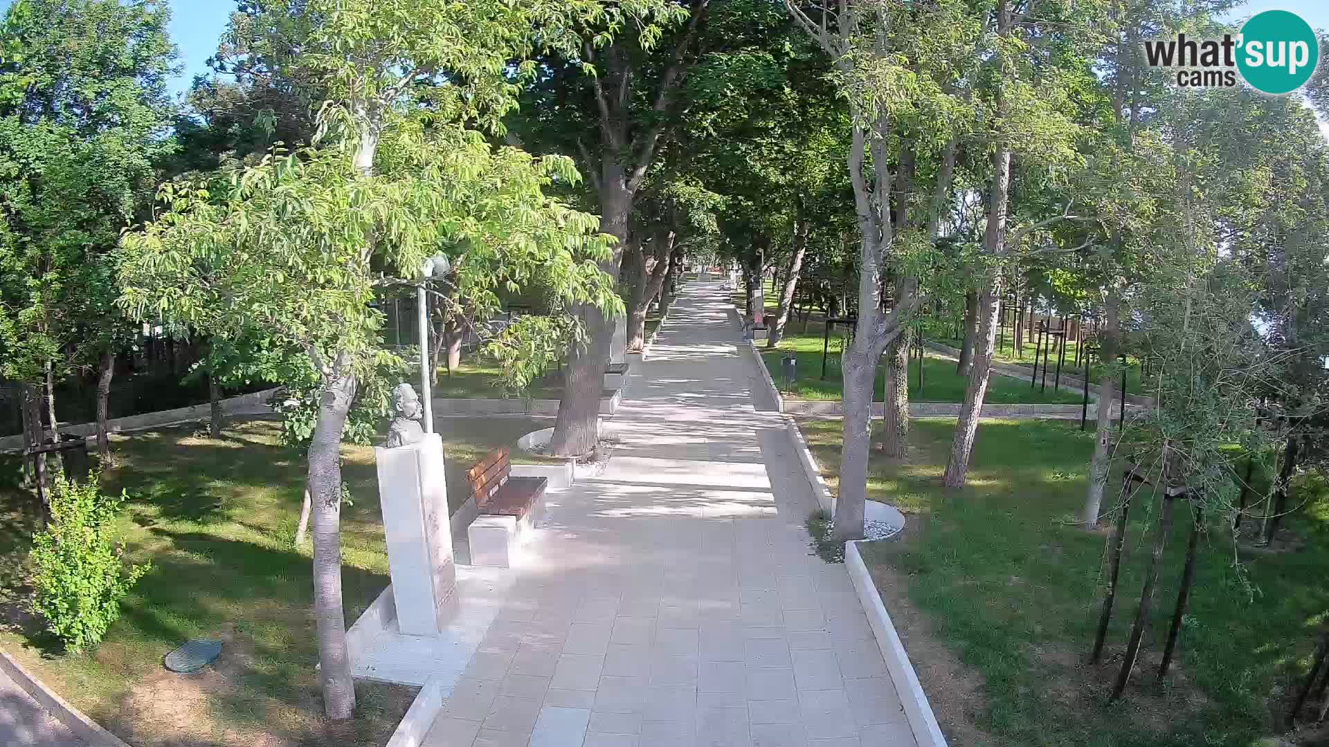 Writers’ Park Webcam Senj – Live by the Sea