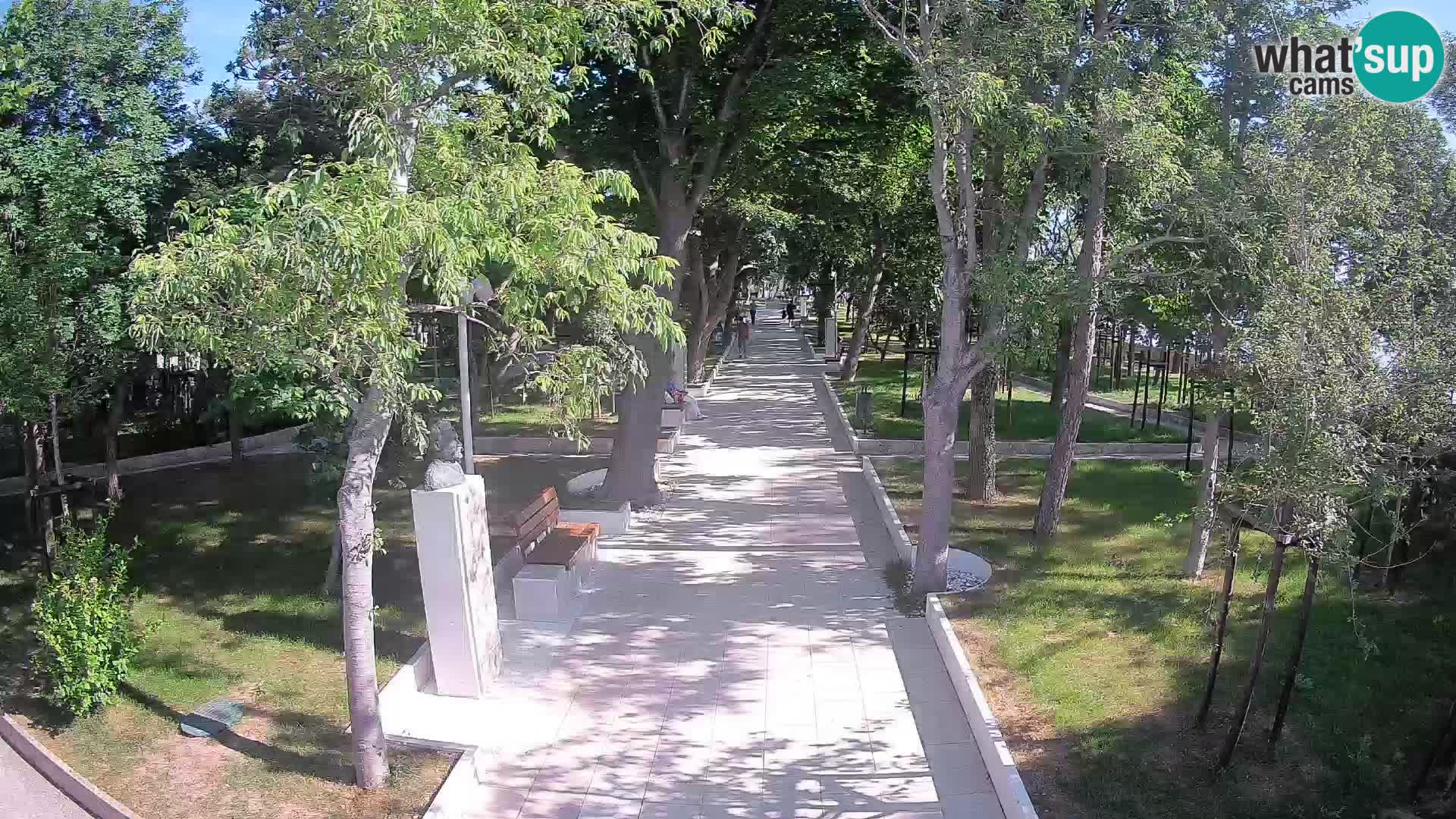 Writers’ Park Webcam Senj – Live by the Sea