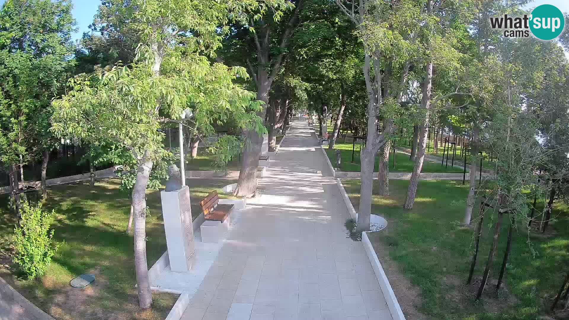 Writers’ Park Webcam Senj – Live by the Sea