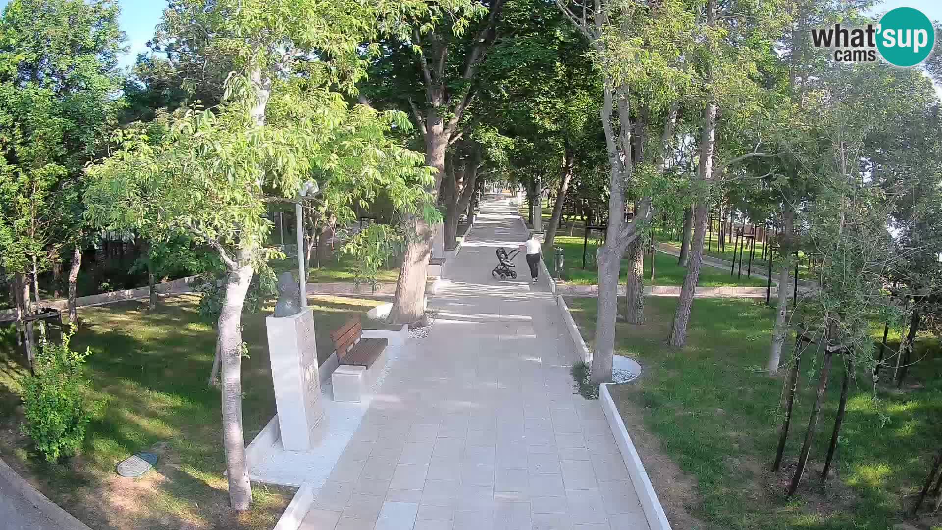 Writers’ Park Webcam Senj – Live by the Sea