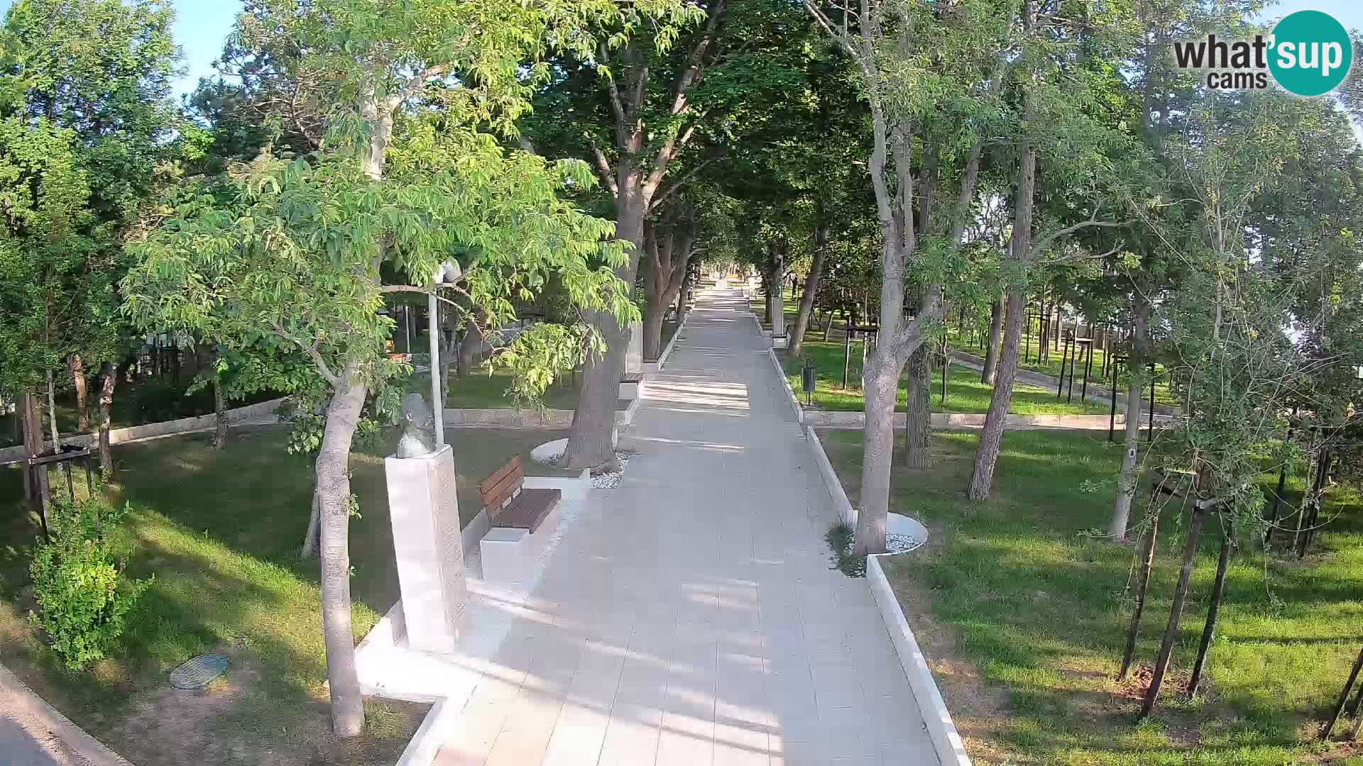 Writers’ Park Webcam Senj – Live by the Sea