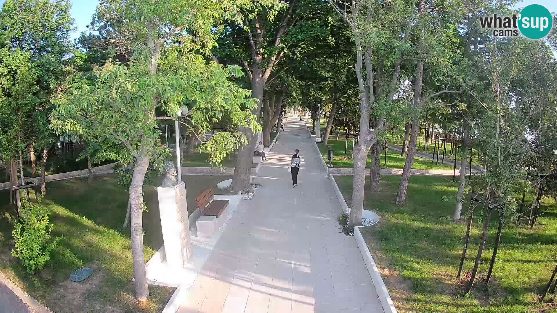 Writers’ Park Webcam Senj – Live by the Sea