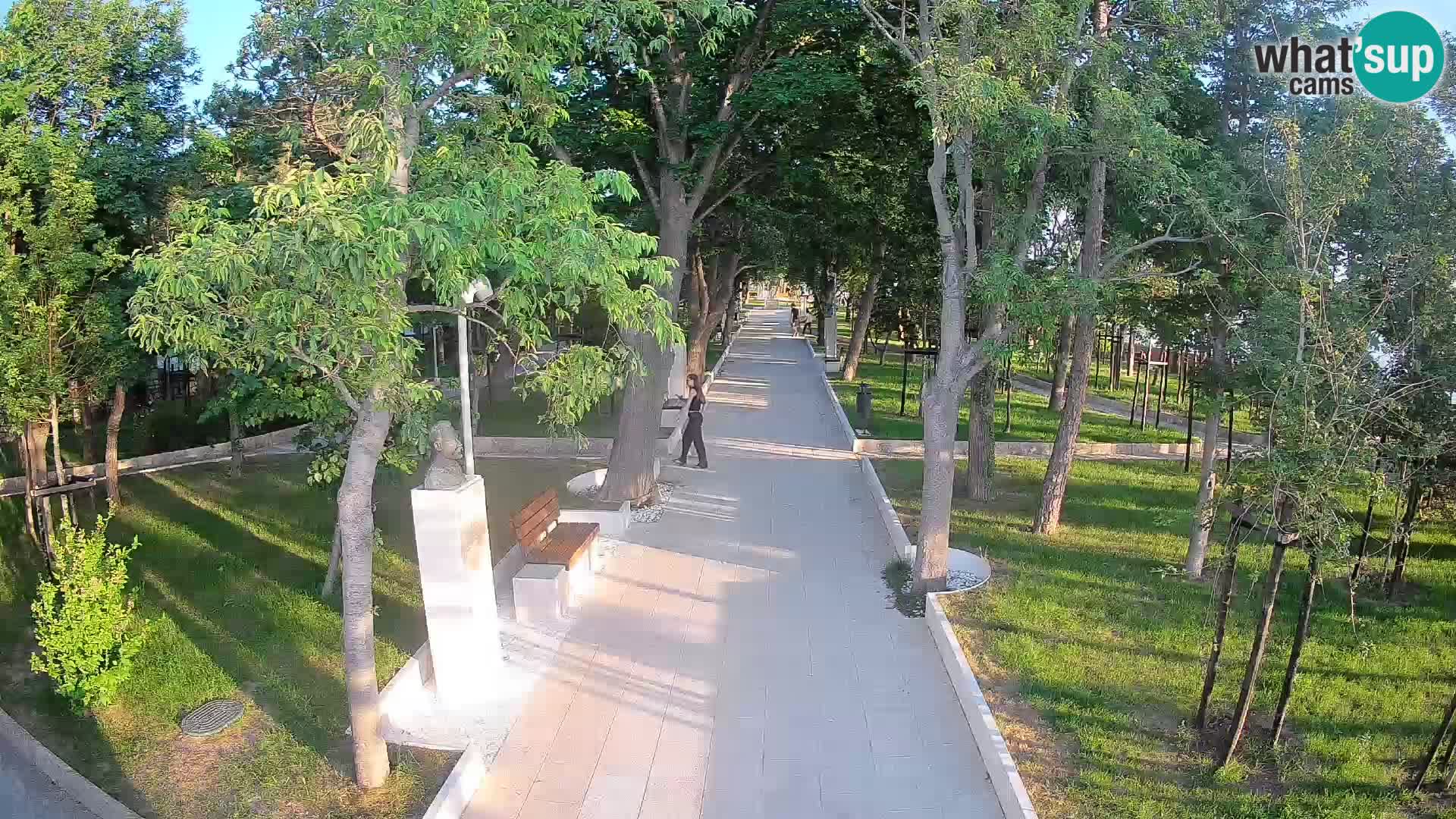 Writers’ Park Webcam Senj – Live by the Sea