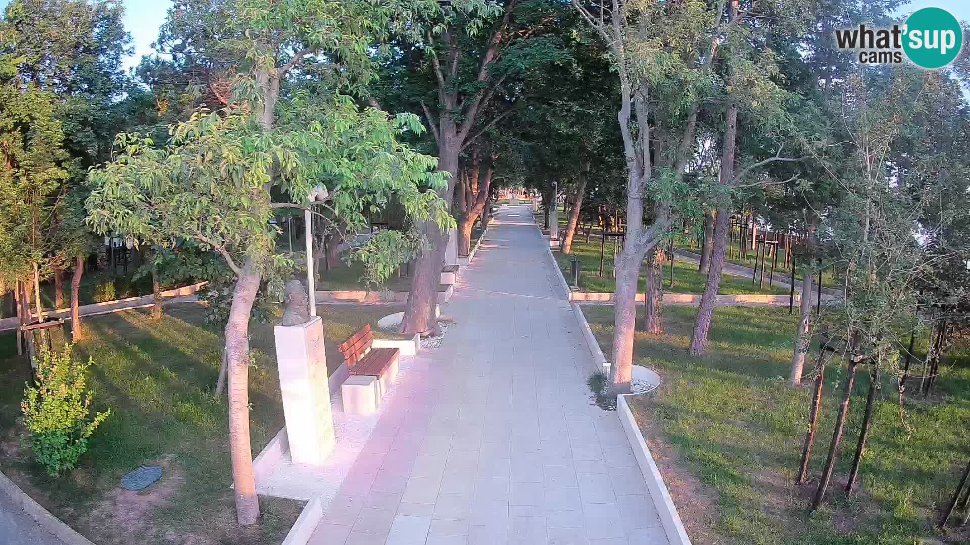 Writers’ Park Webcam Senj – Live by the Sea