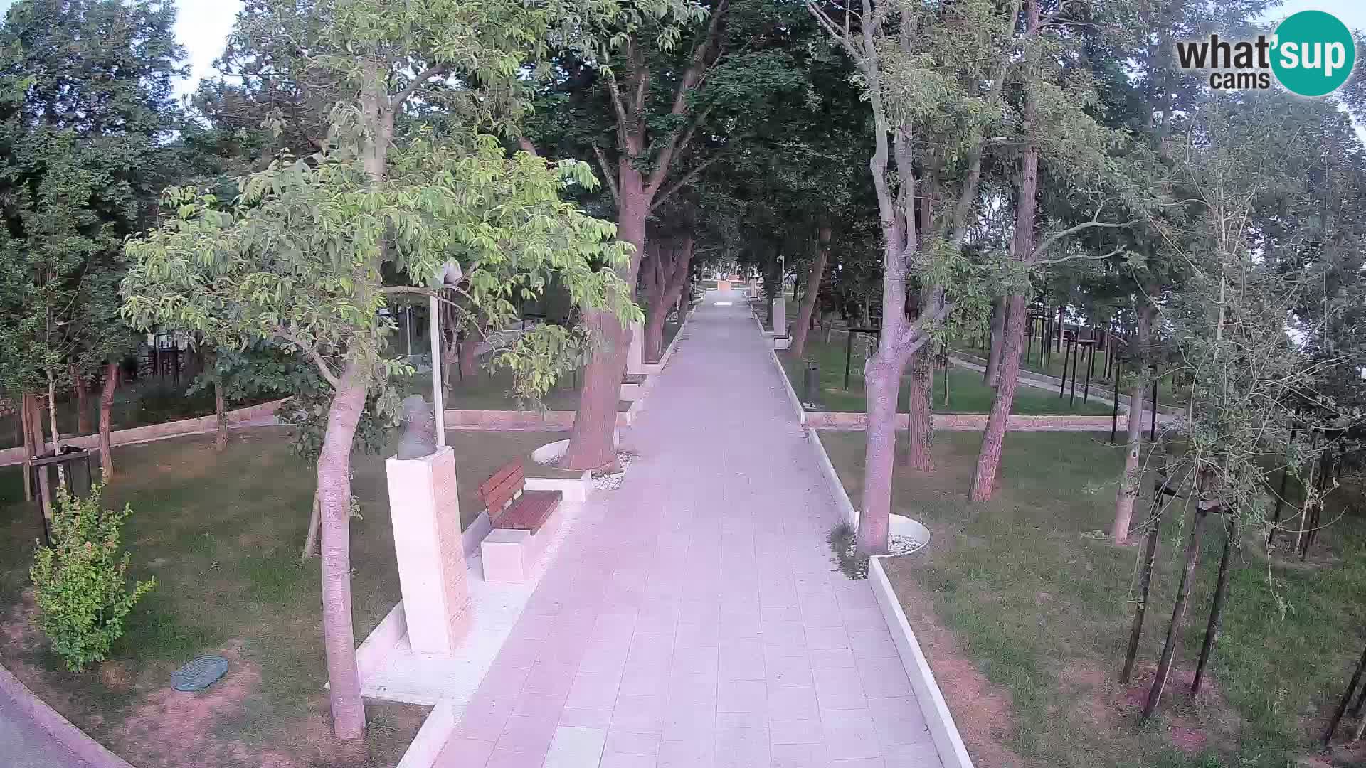 Webcam Schriftstellerpark Senj – Live am Meer