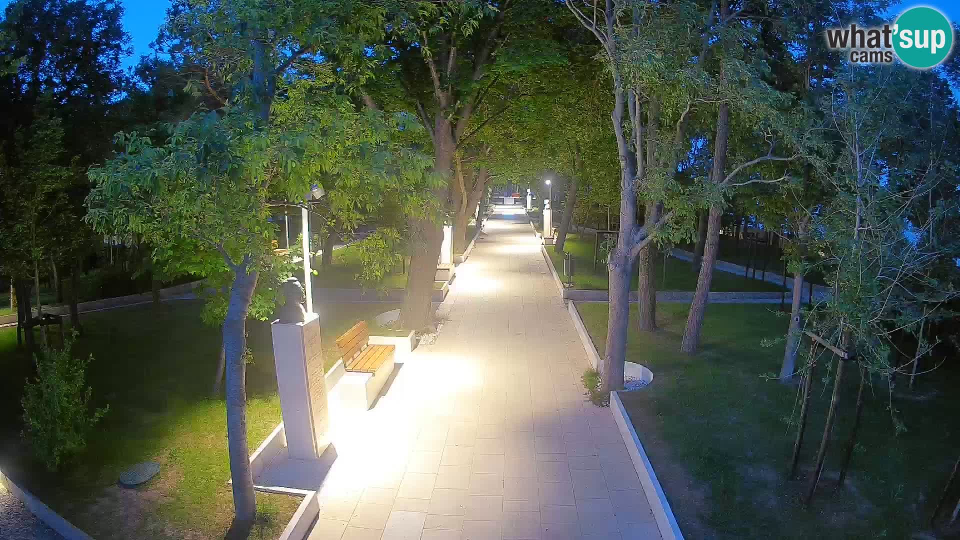 Writers’ Park Webcam Senj – Live by the Sea
