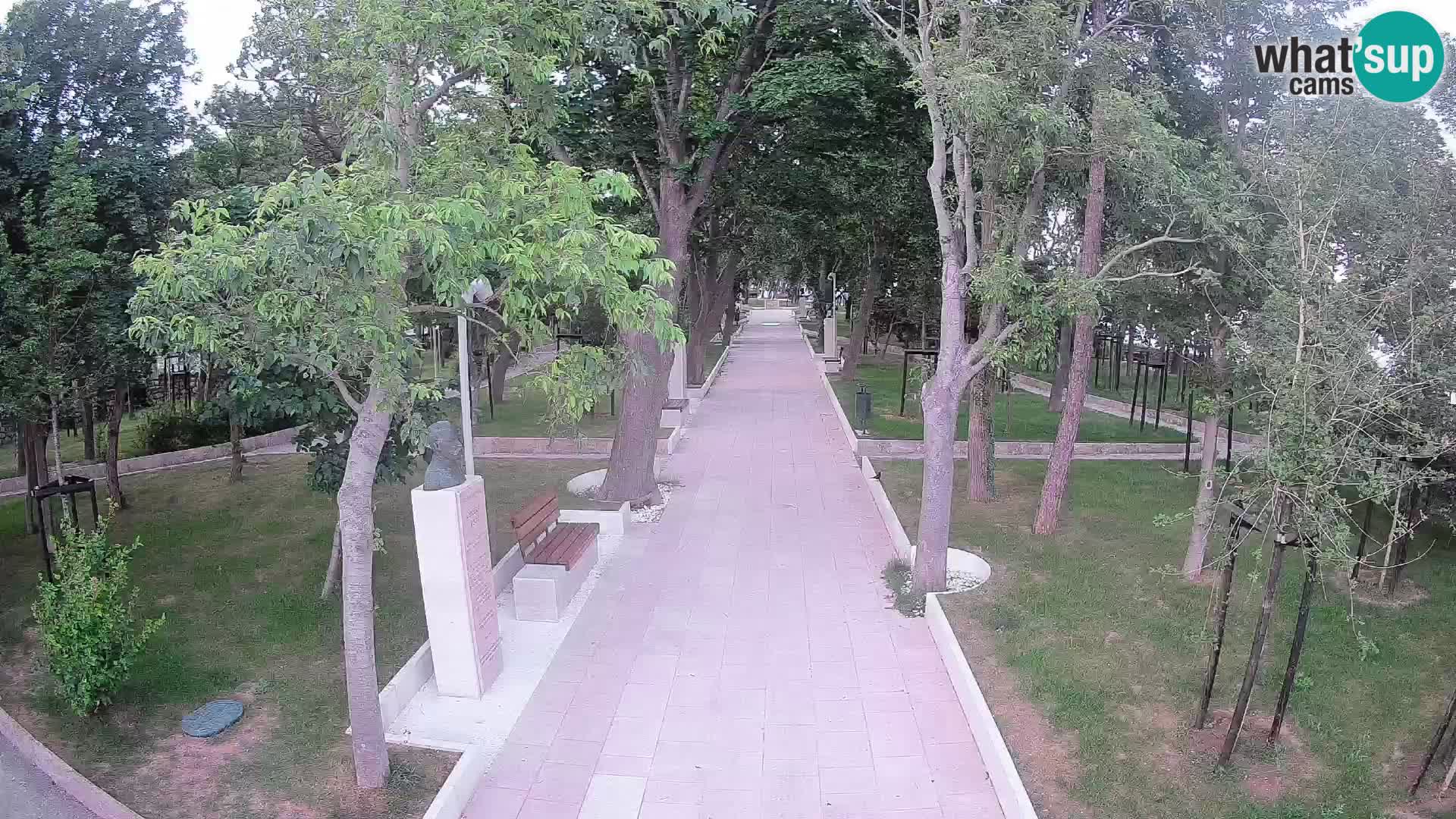 Writers’ Park Webcam Senj – Live by the Sea