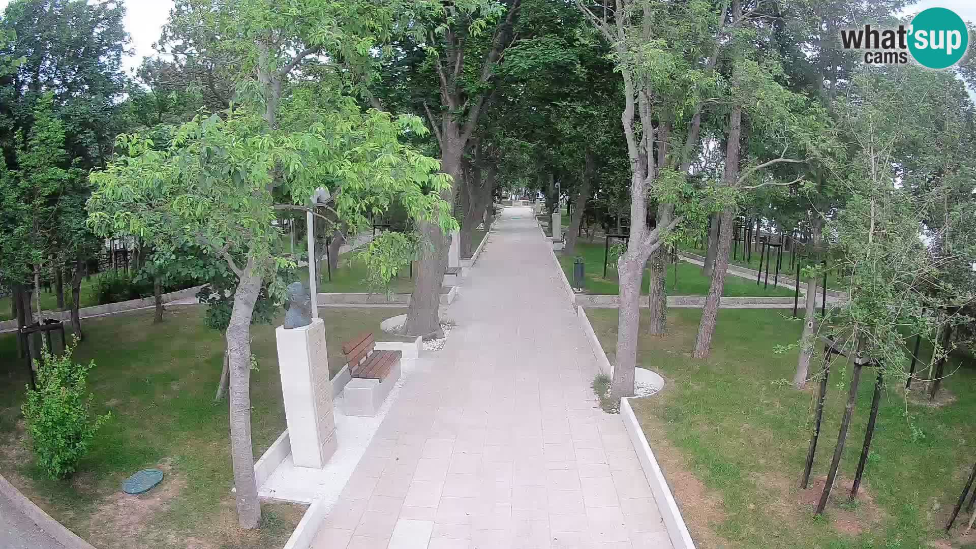 Writers’ Park Webcam Senj – Live by the Sea