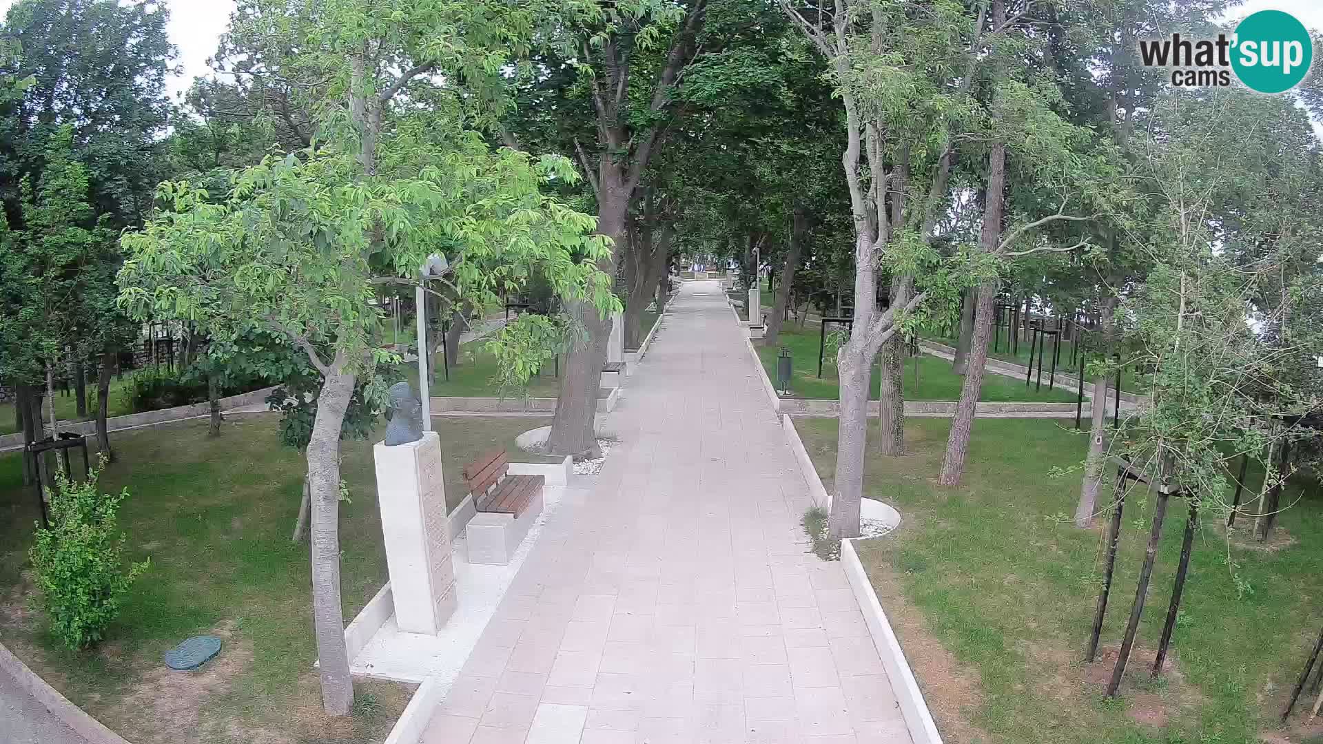 Writers’ Park Webcam Senj – Live by the Sea
