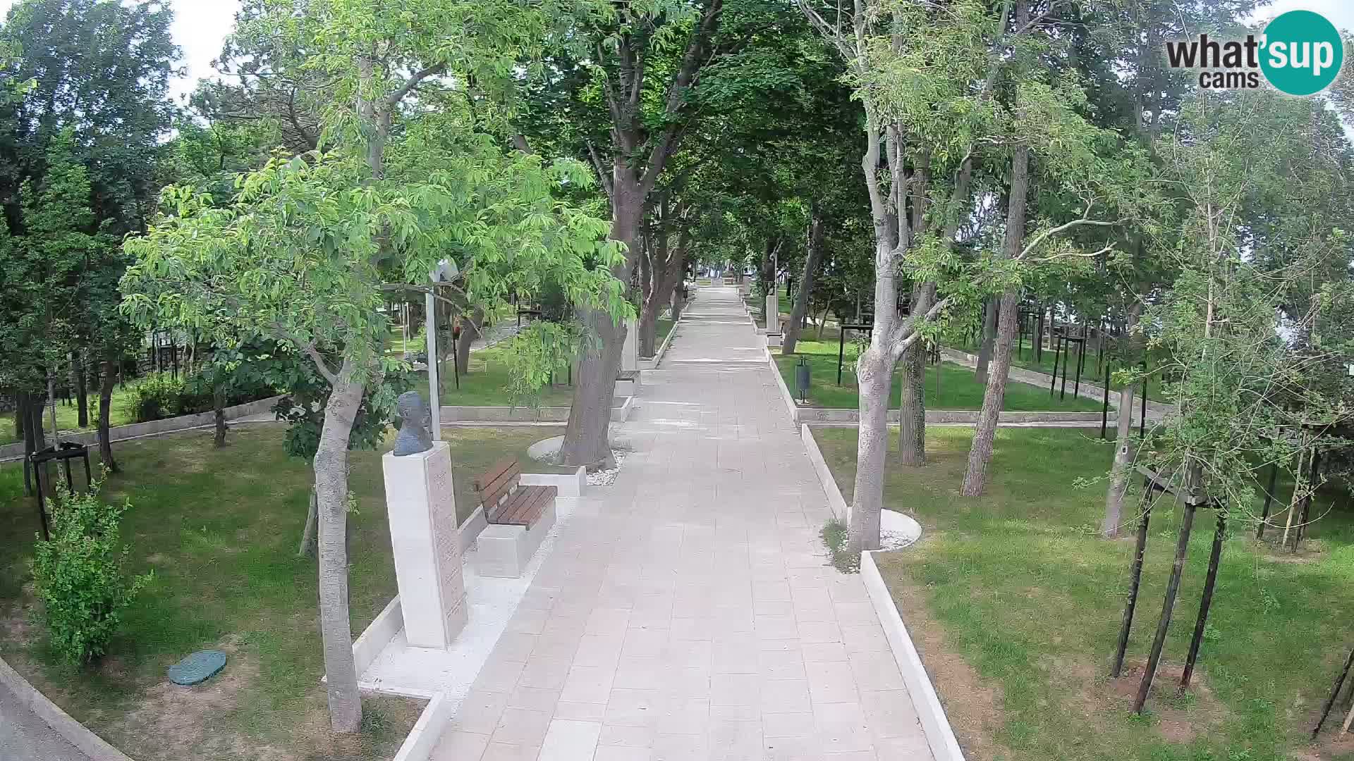Writers’ Park Webcam Senj – Live by the Sea