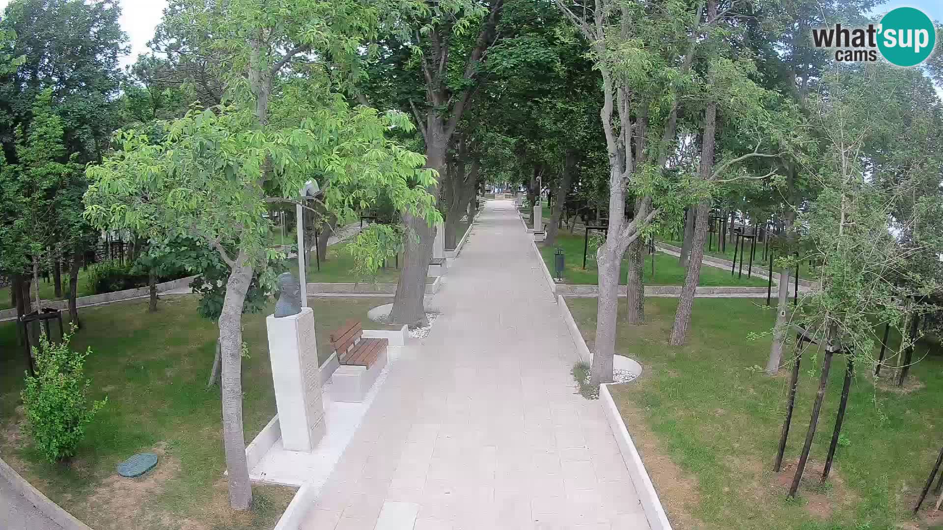Writers’ Park Webcam Senj – Live by the Sea