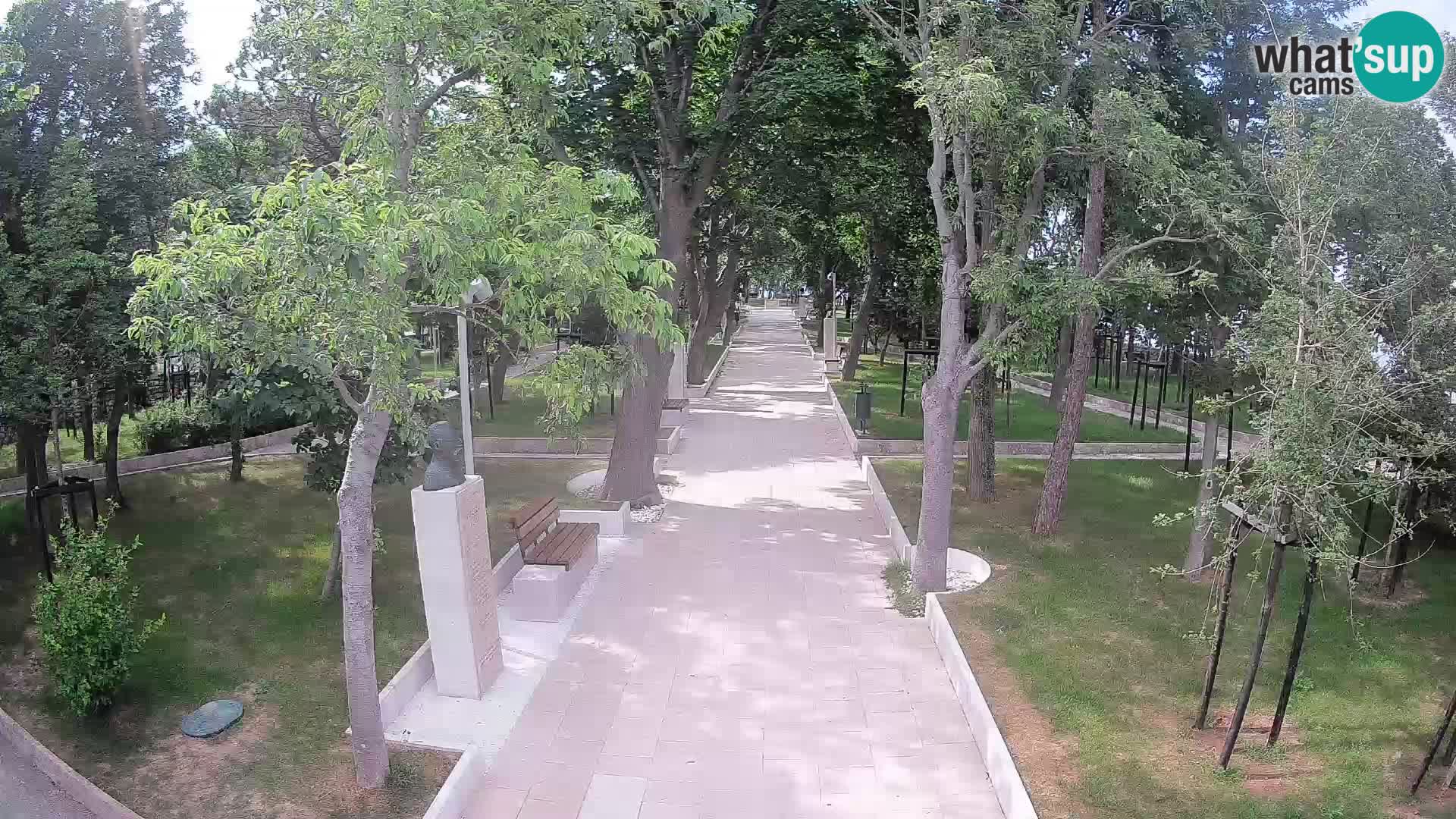 Writers’ Park Webcam Senj – Live by the Sea