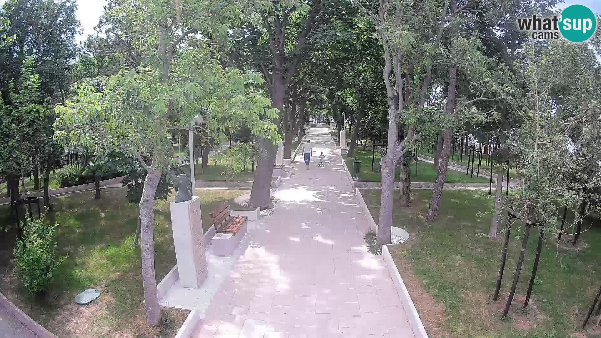Writers’ Park Webcam Senj – Live by the Sea