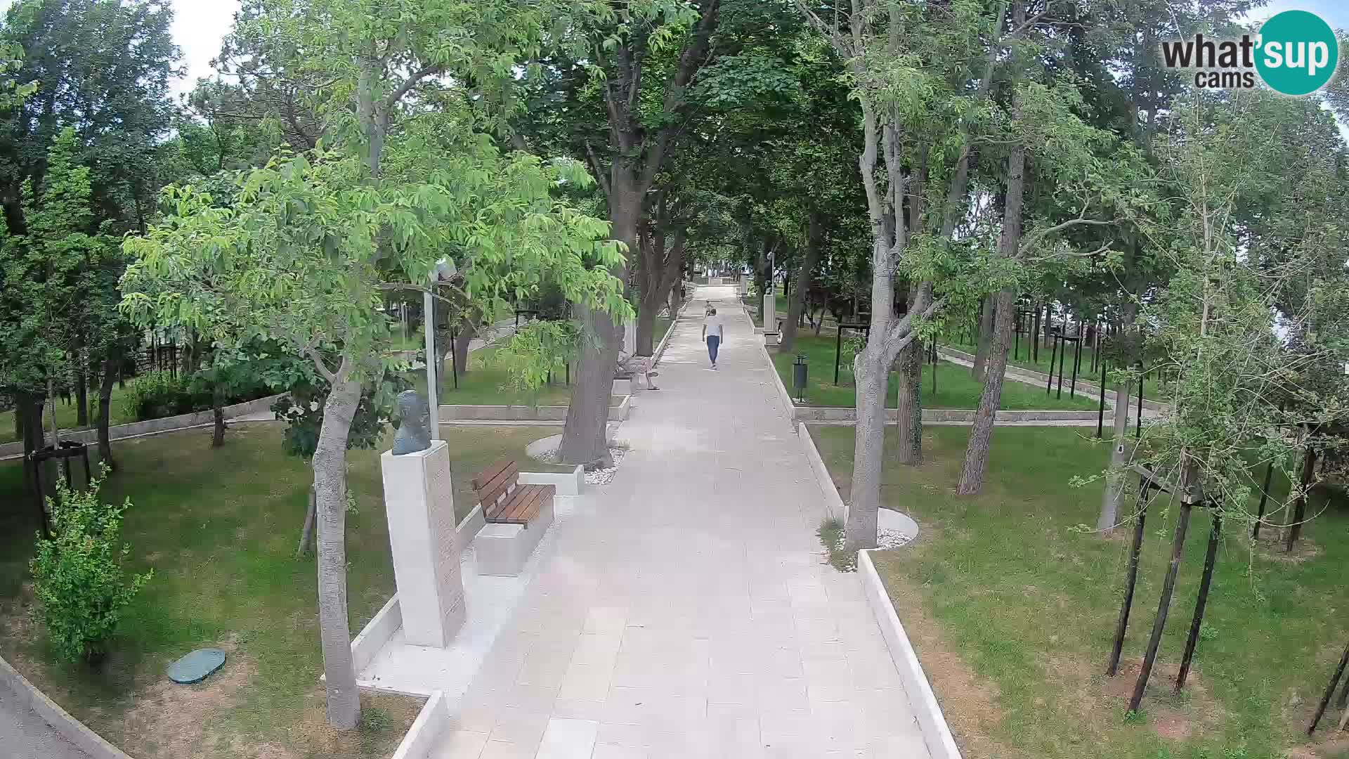 Writers’ Park Webcam Senj – Live by the Sea