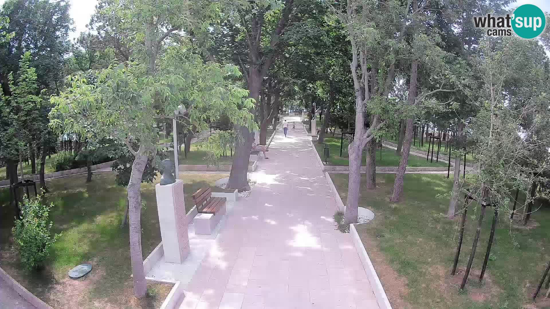 Writers’ Park Webcam Senj – Live by the Sea