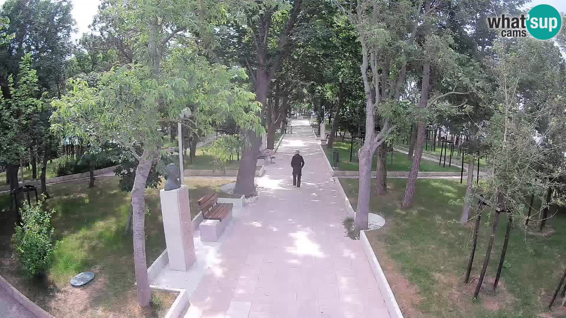 Writers’ Park Webcam Senj – Live by the Sea