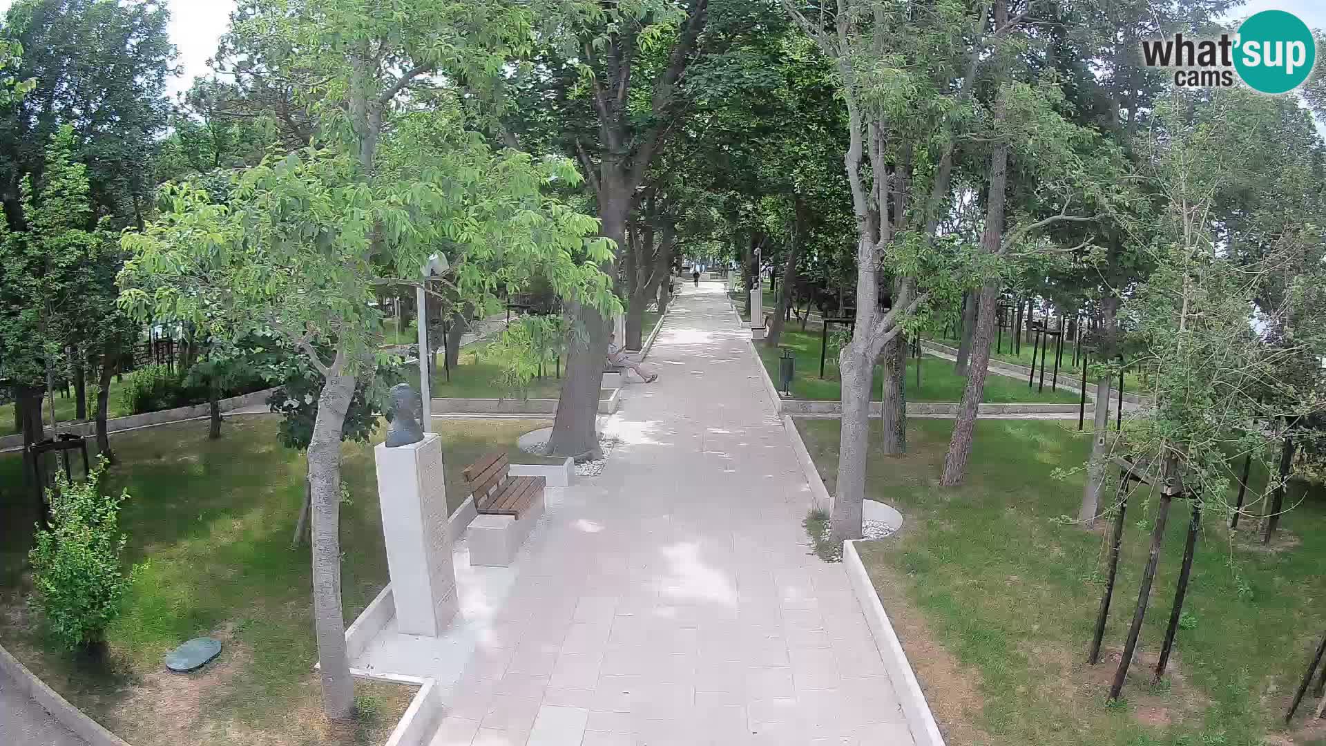 Writers’ Park Webcam Senj – Live by the Sea