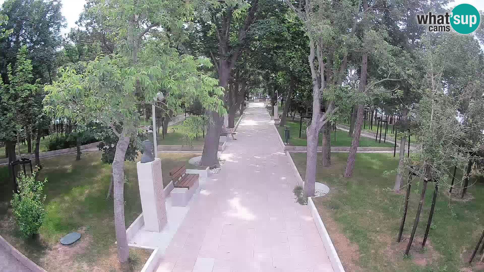Webcam Schriftstellerpark Senj – Live am Meer