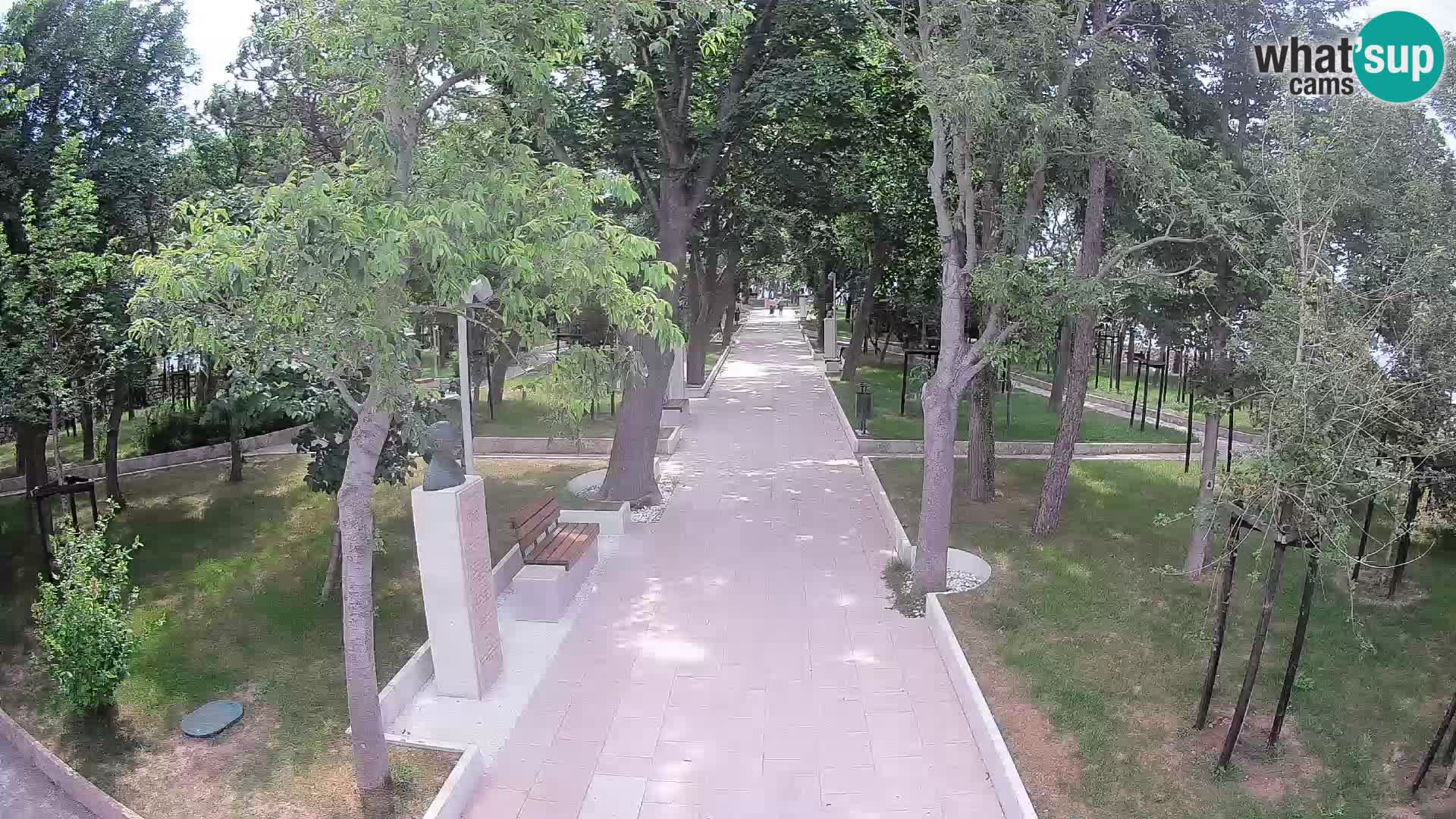 Writers’ Park Webcam Senj – Live by the Sea
