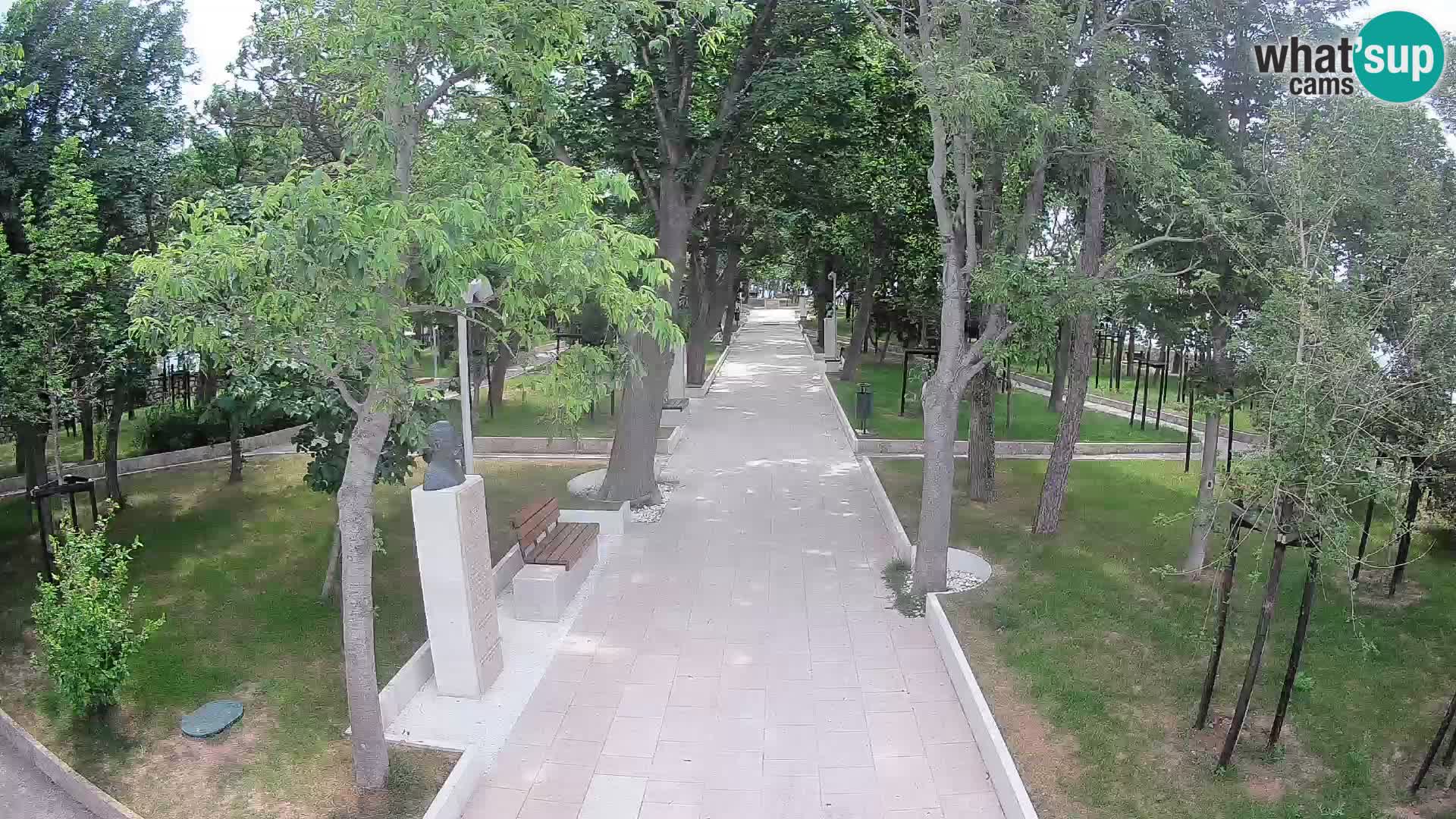 Writers’ Park Webcam Senj – Live by the Sea