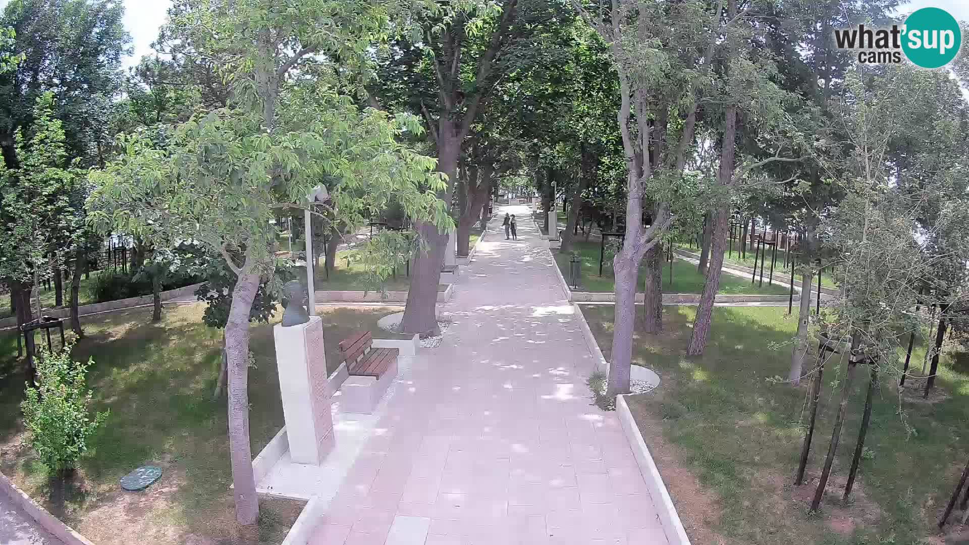 Writers’ Park Webcam Senj – Live by the Sea