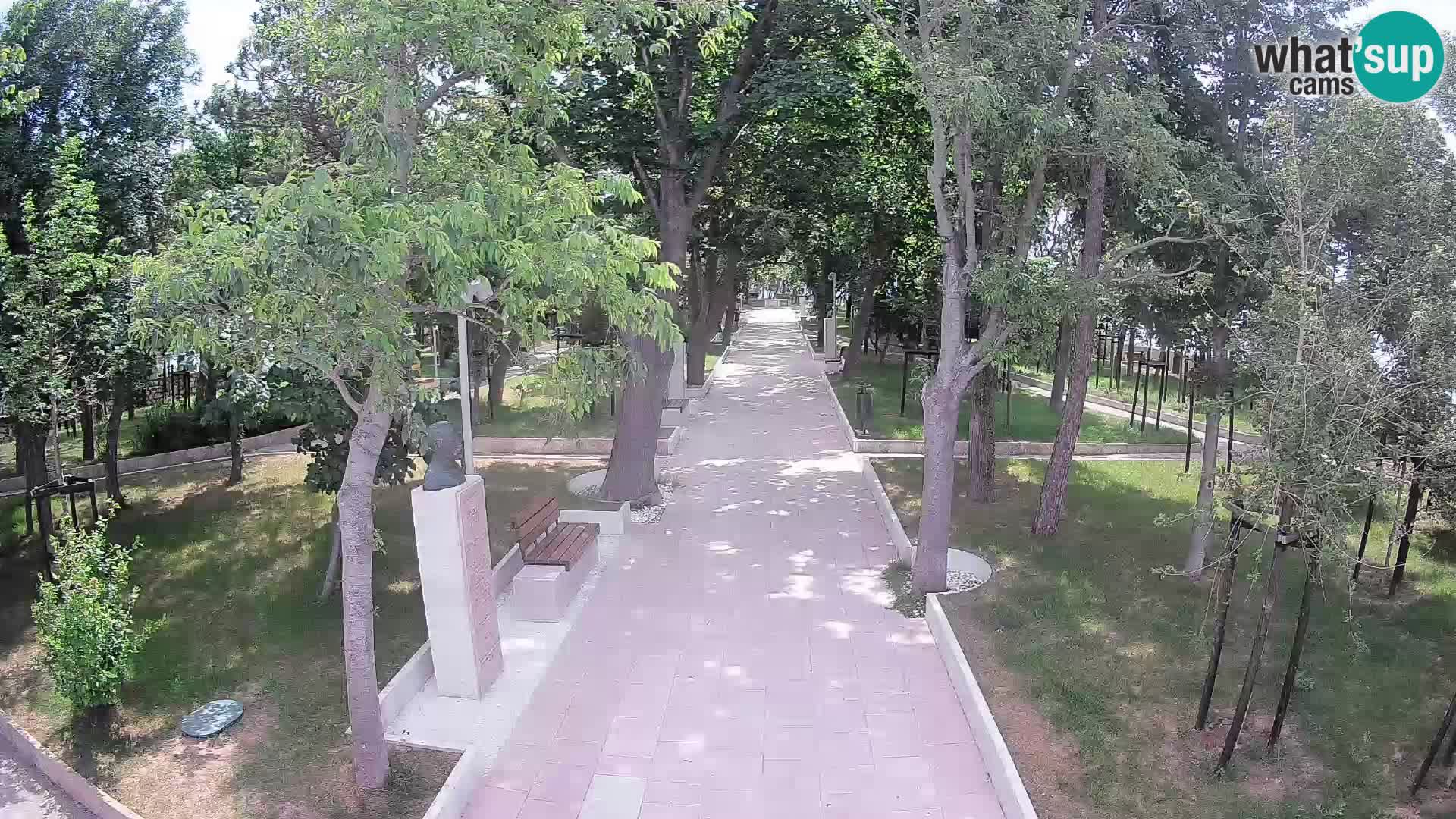 Writers’ Park Webcam Senj – Live by the Sea