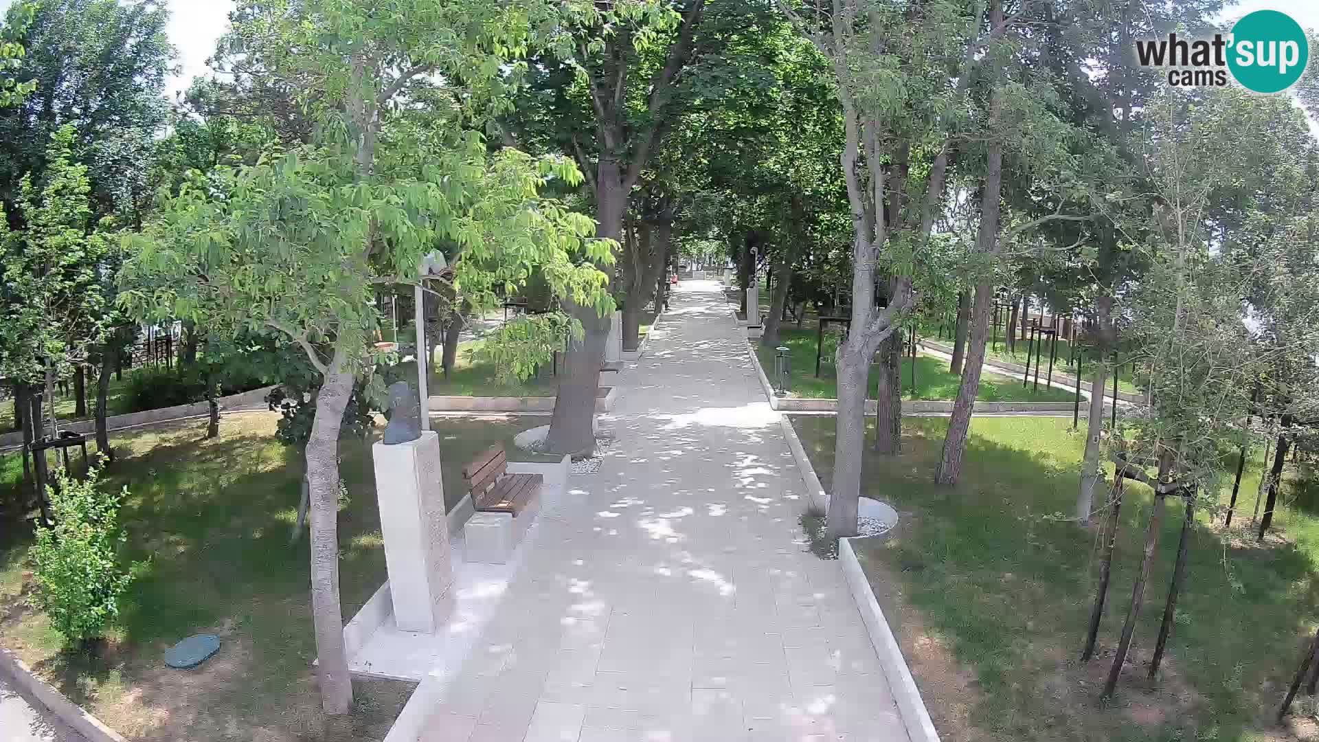 Webcam Schriftstellerpark Senj – Live am Meer
