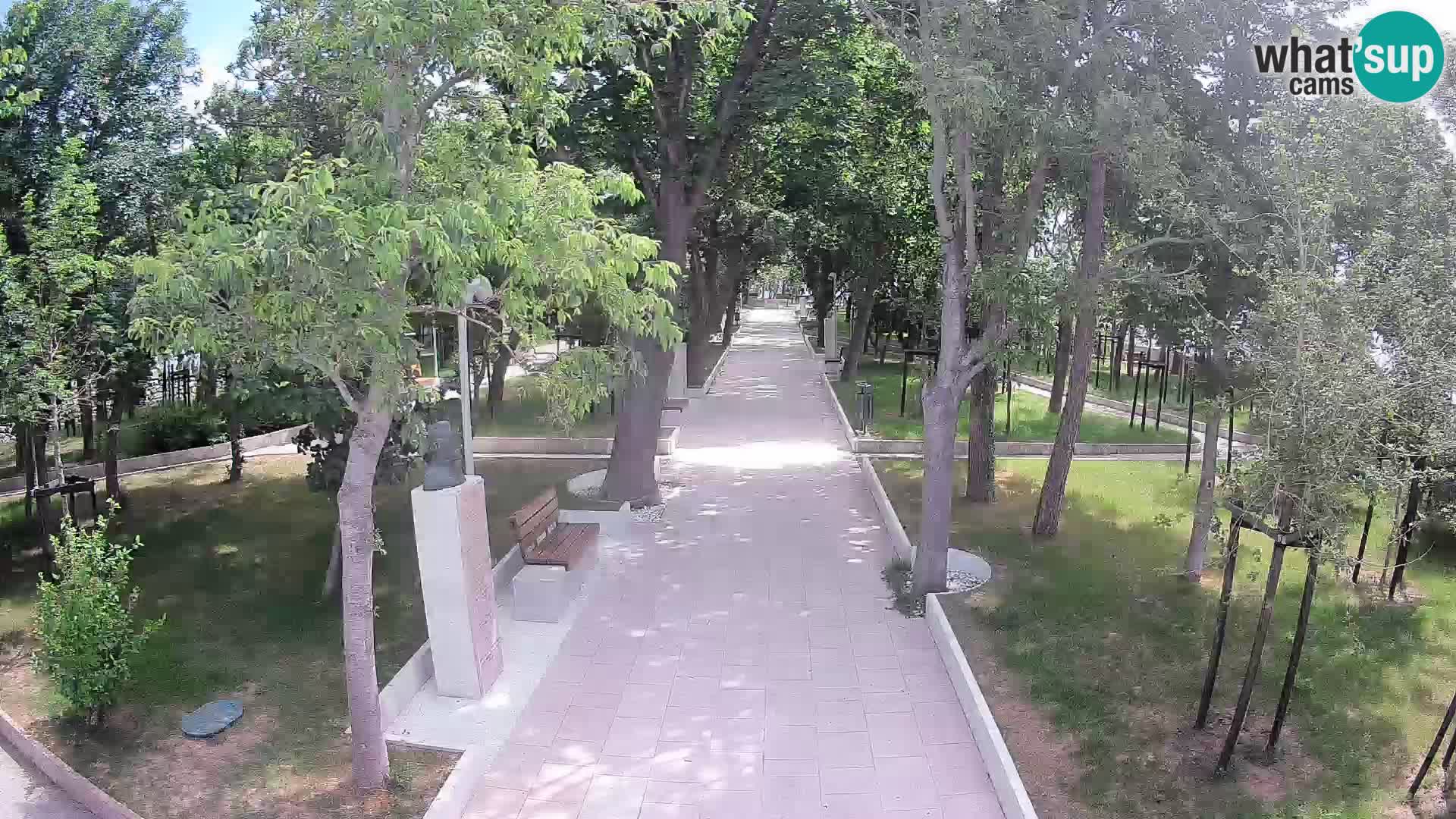 Writers’ Park Webcam Senj – Live by the Sea