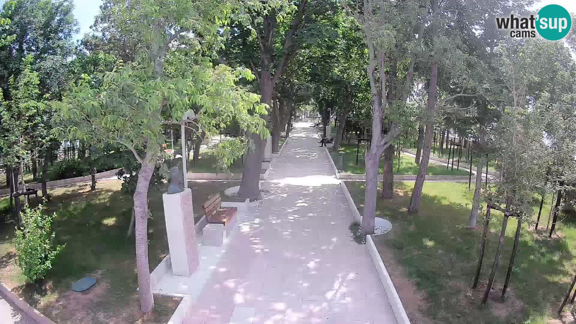 Writers’ Park Webcam Senj – Live by the Sea