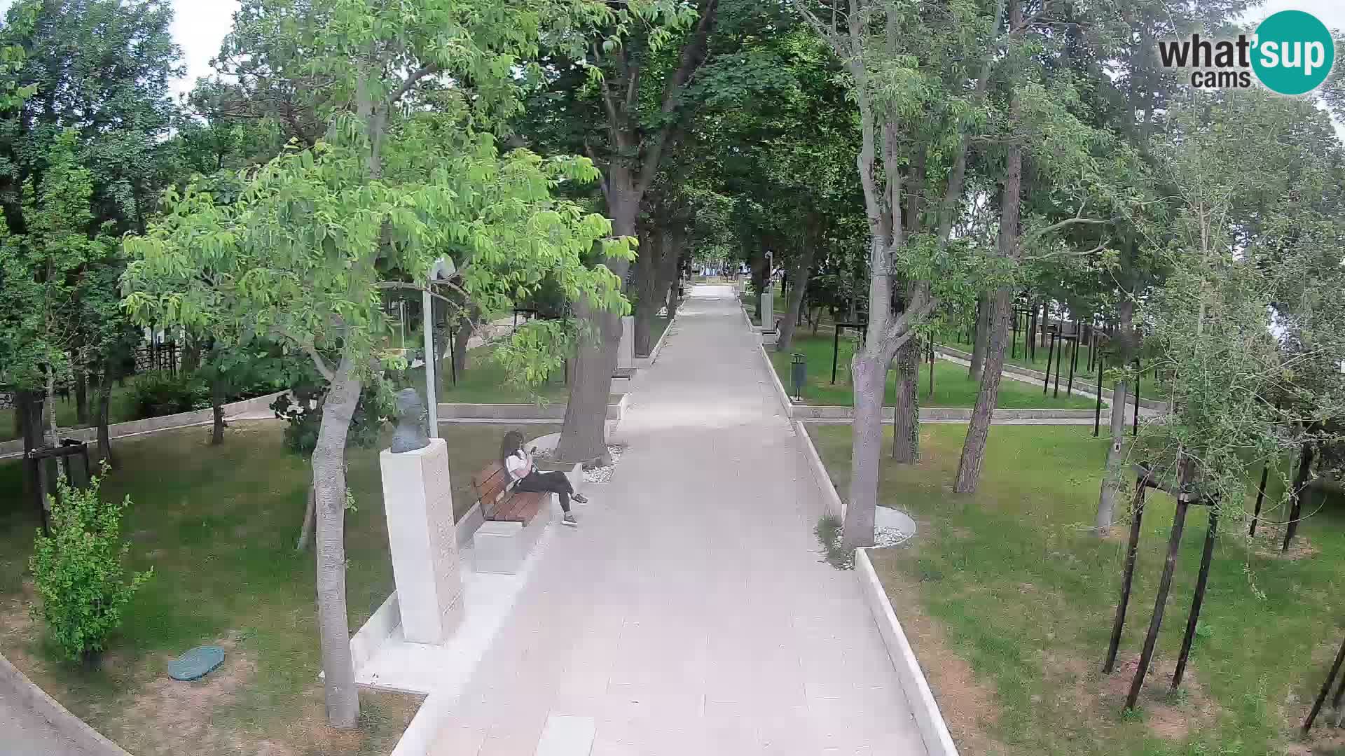 Webcam Schriftstellerpark Senj – Live am Meer