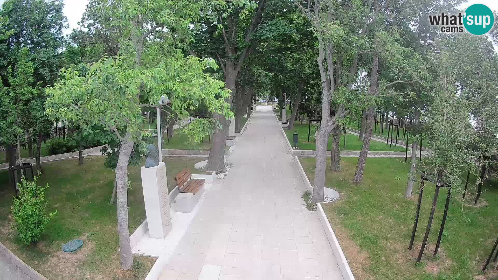 Writers’ Park Webcam Senj – Live by the Sea