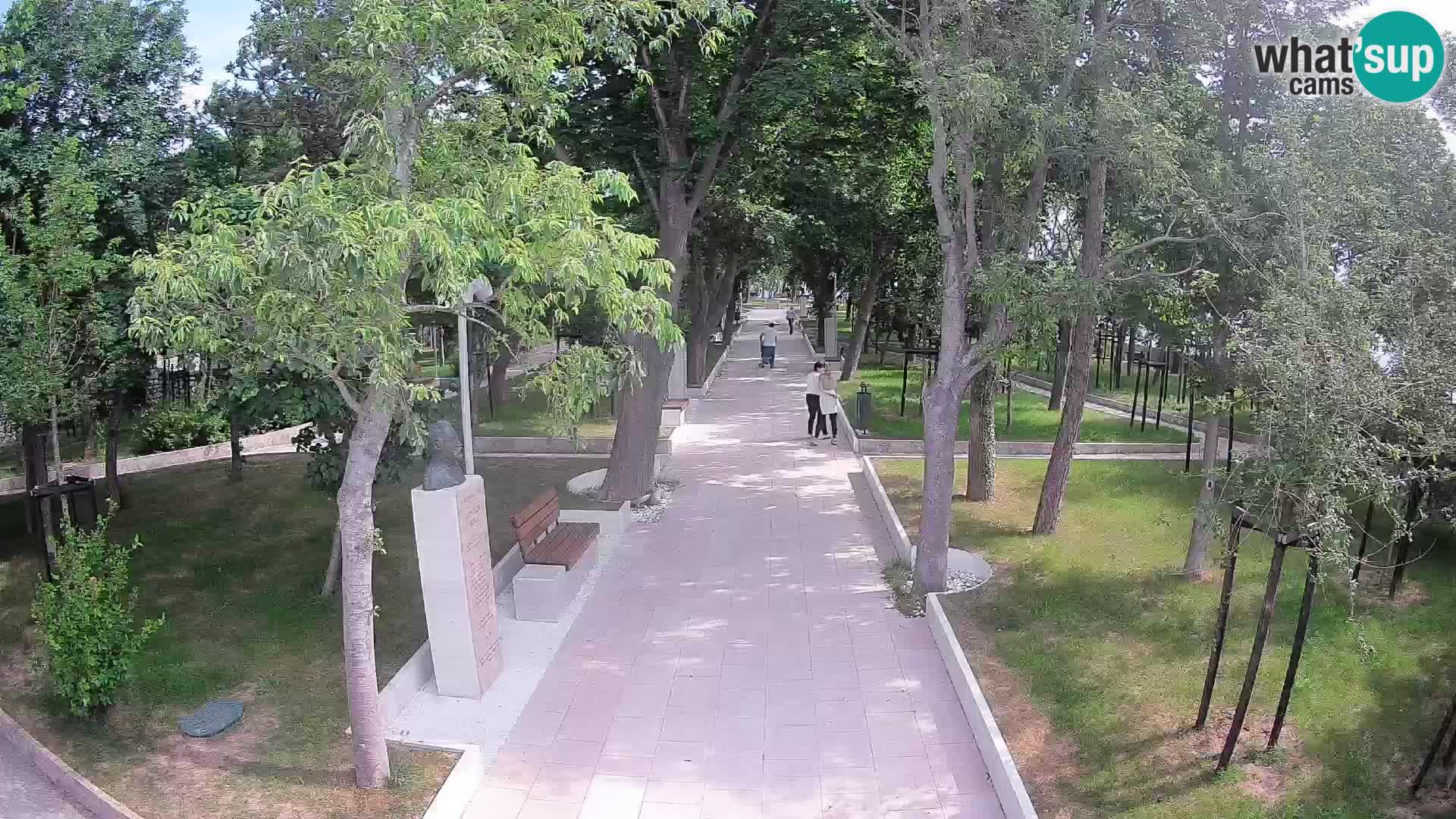 Writers’ Park Webcam Senj – Live by the Sea