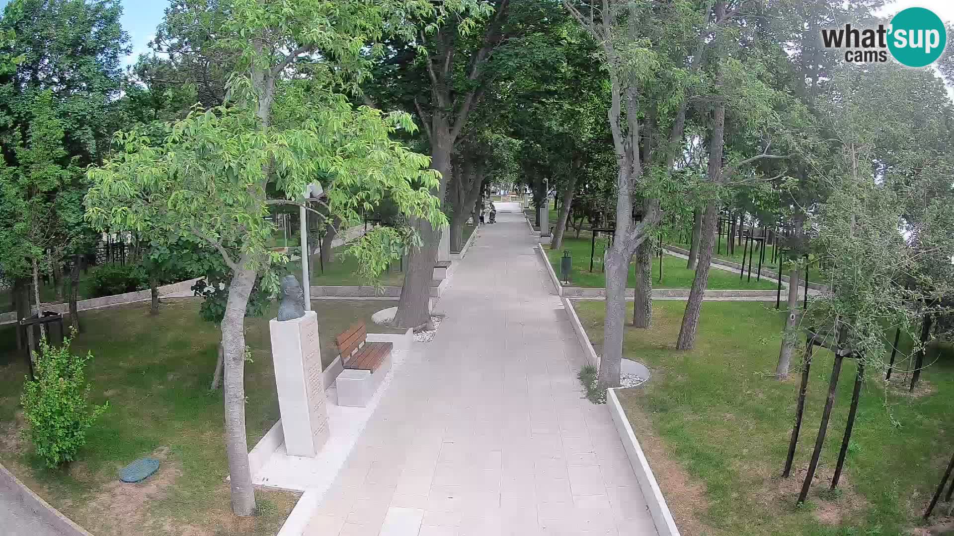 Writers’ Park Webcam Senj – Live by the Sea