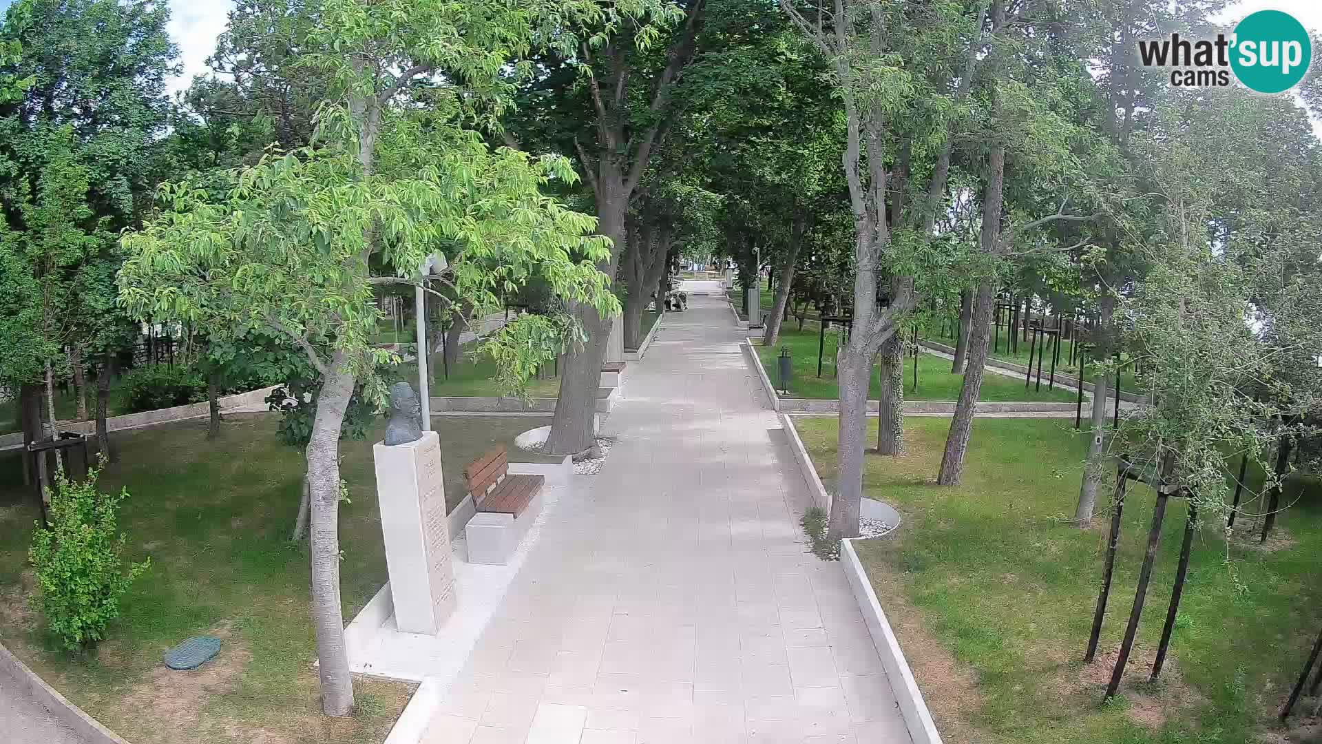 Writers’ Park Webcam Senj – Live by the Sea