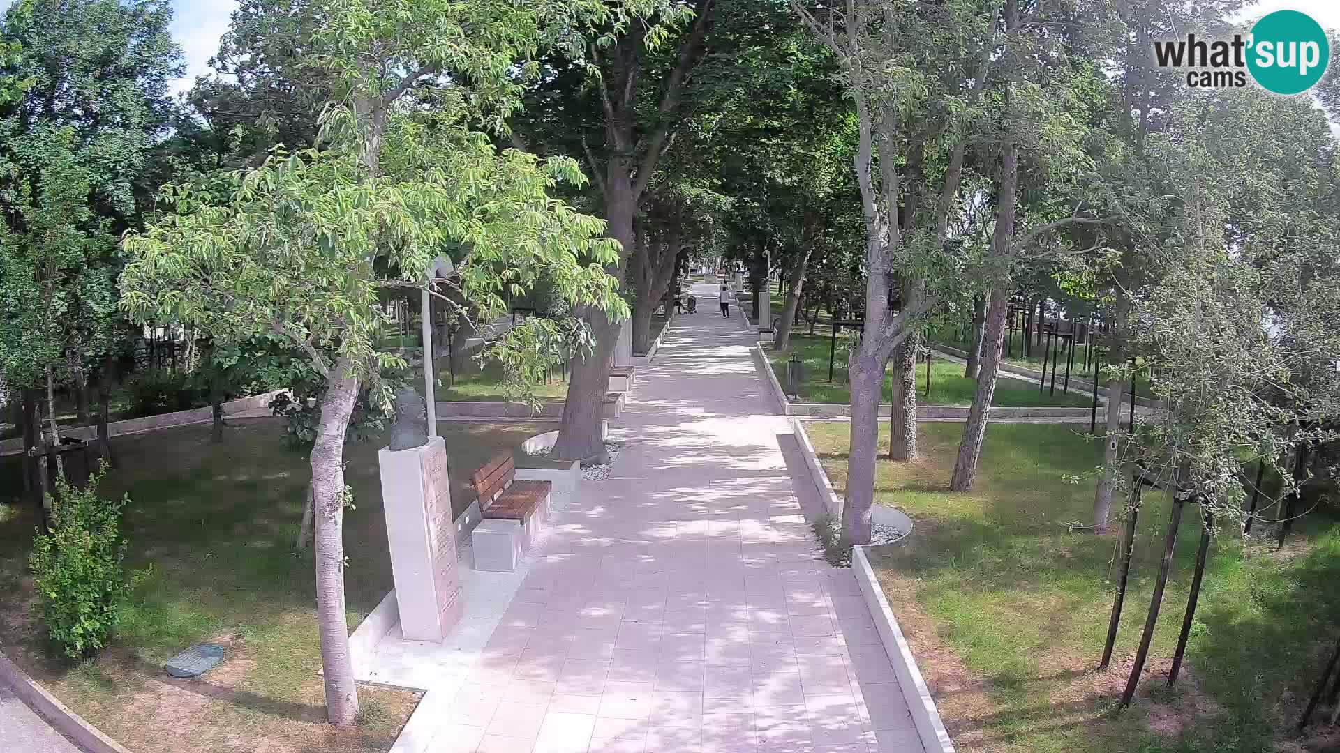 Writers’ Park Webcam Senj – Live by the Sea