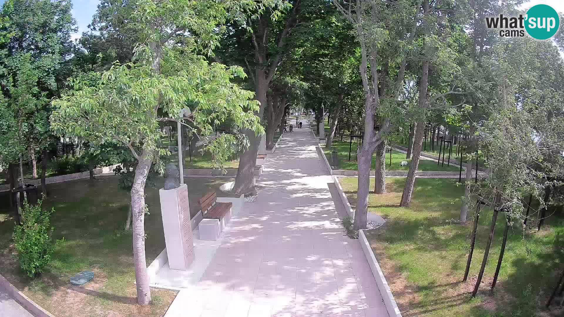 Writers’ Park Webcam Senj – Live by the Sea