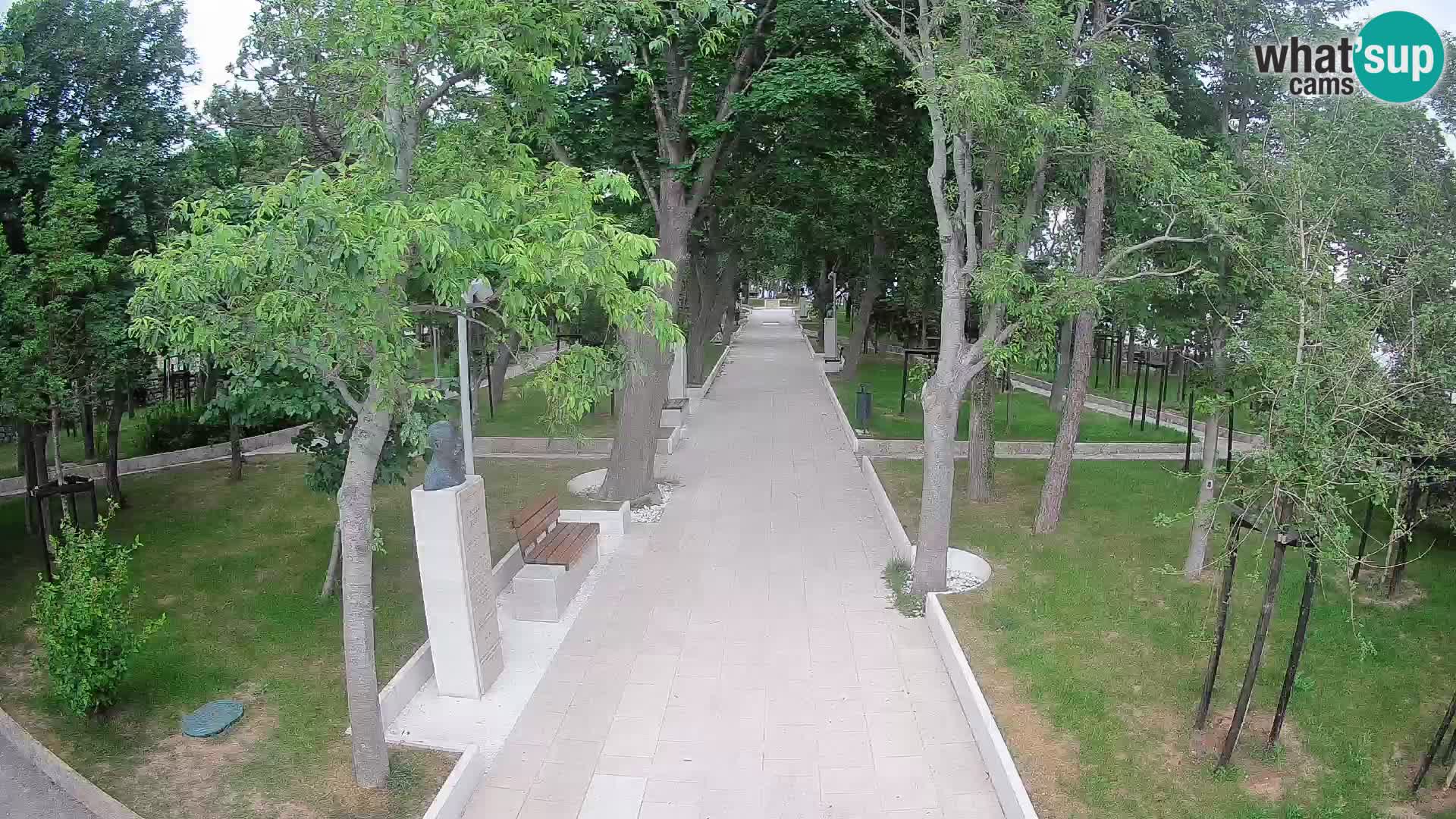 Writers’ Park Webcam Senj – Live by the Sea