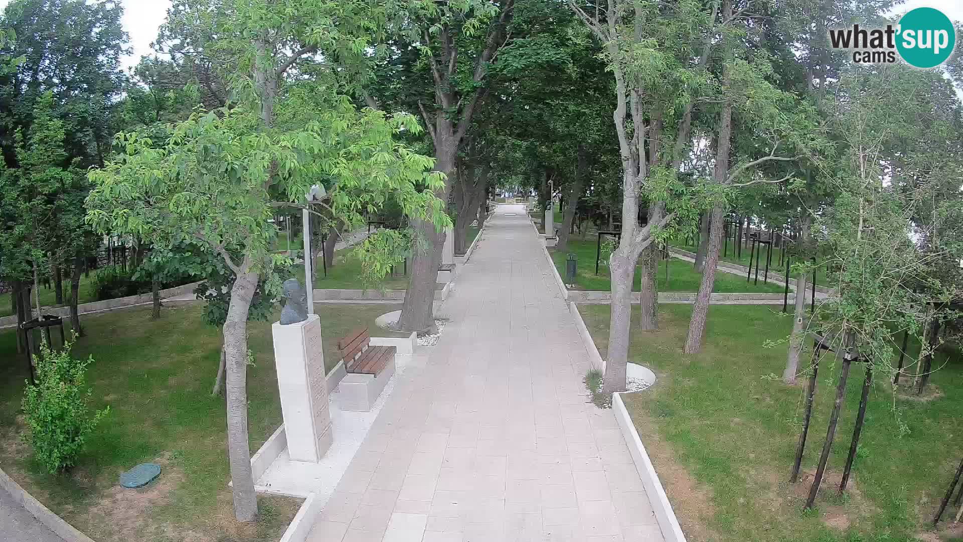 Writers’ Park Webcam Senj – Live by the Sea