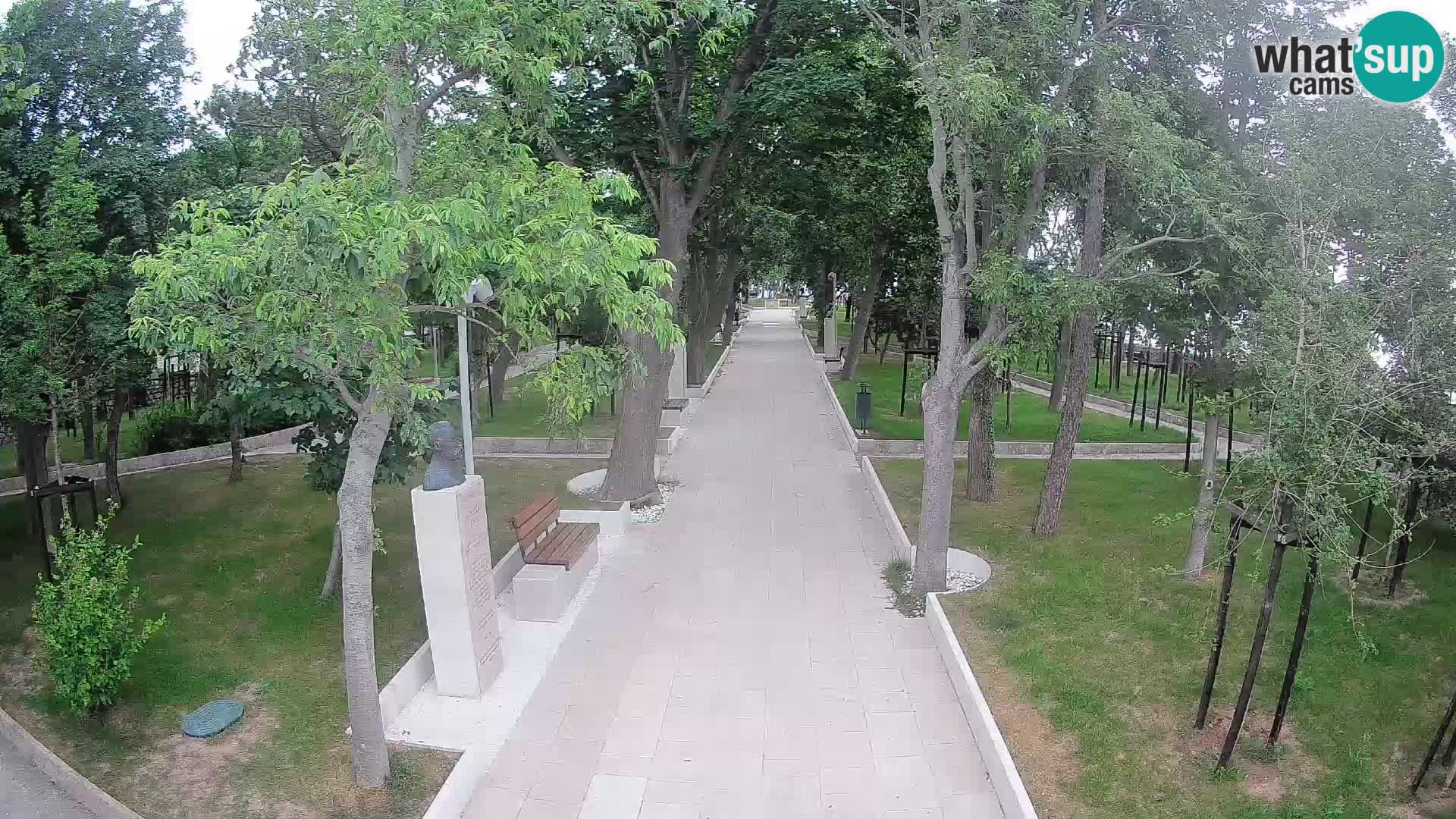 Webcam Schriftstellerpark Senj – Live am Meer
