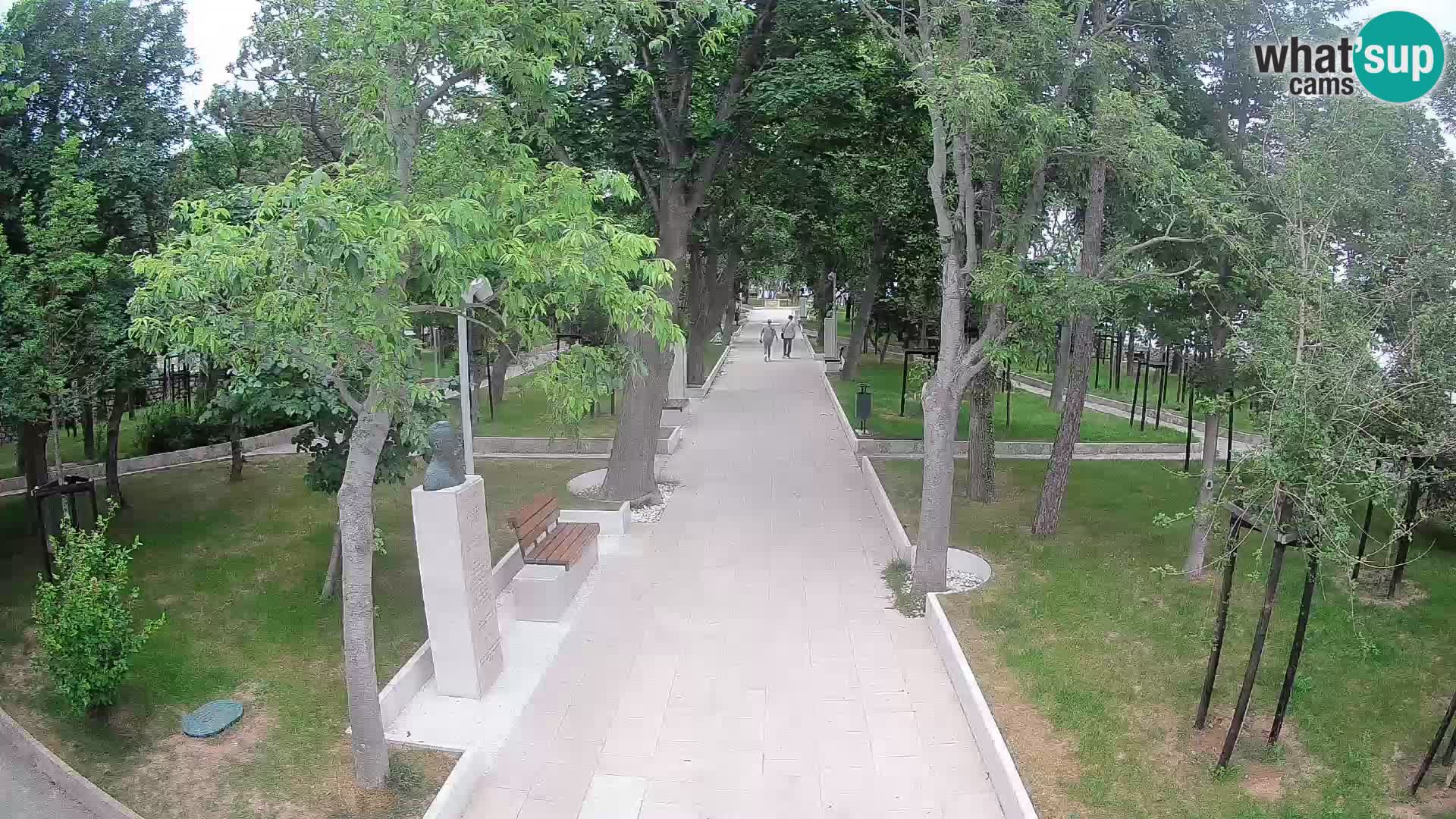 Writers’ Park Webcam Senj – Live by the Sea