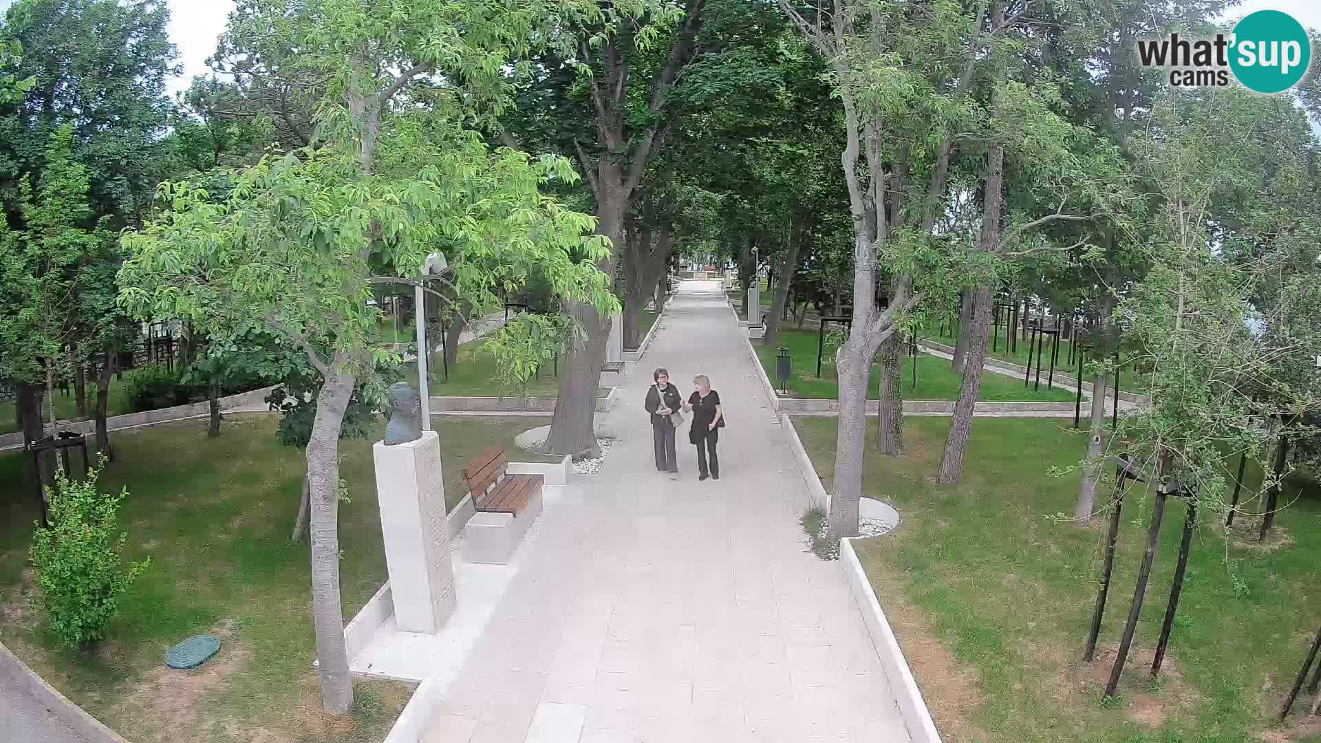Writers’ Park Webcam Senj – Live by the Sea