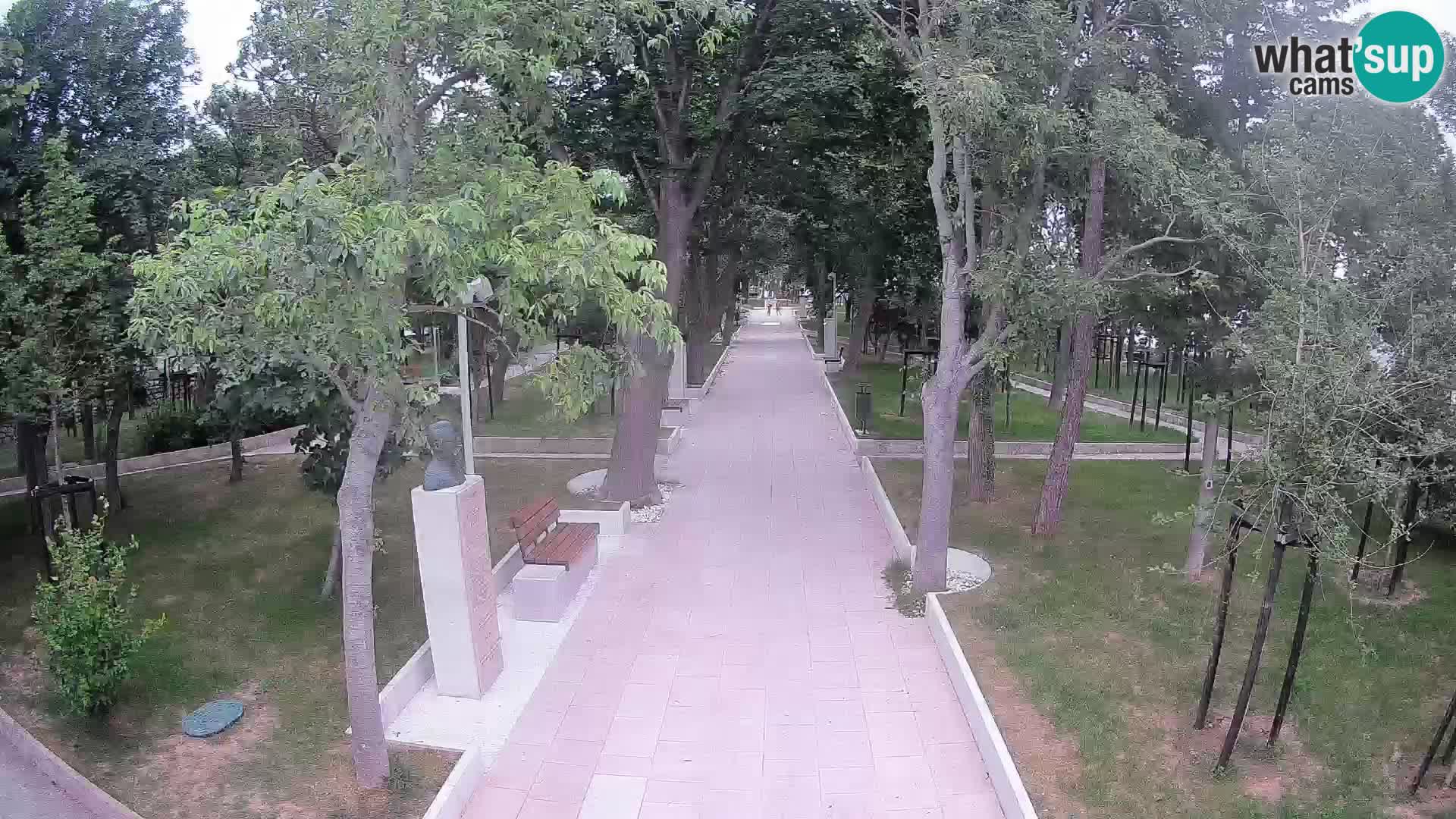 Webcam Schriftstellerpark Senj – Live am Meer