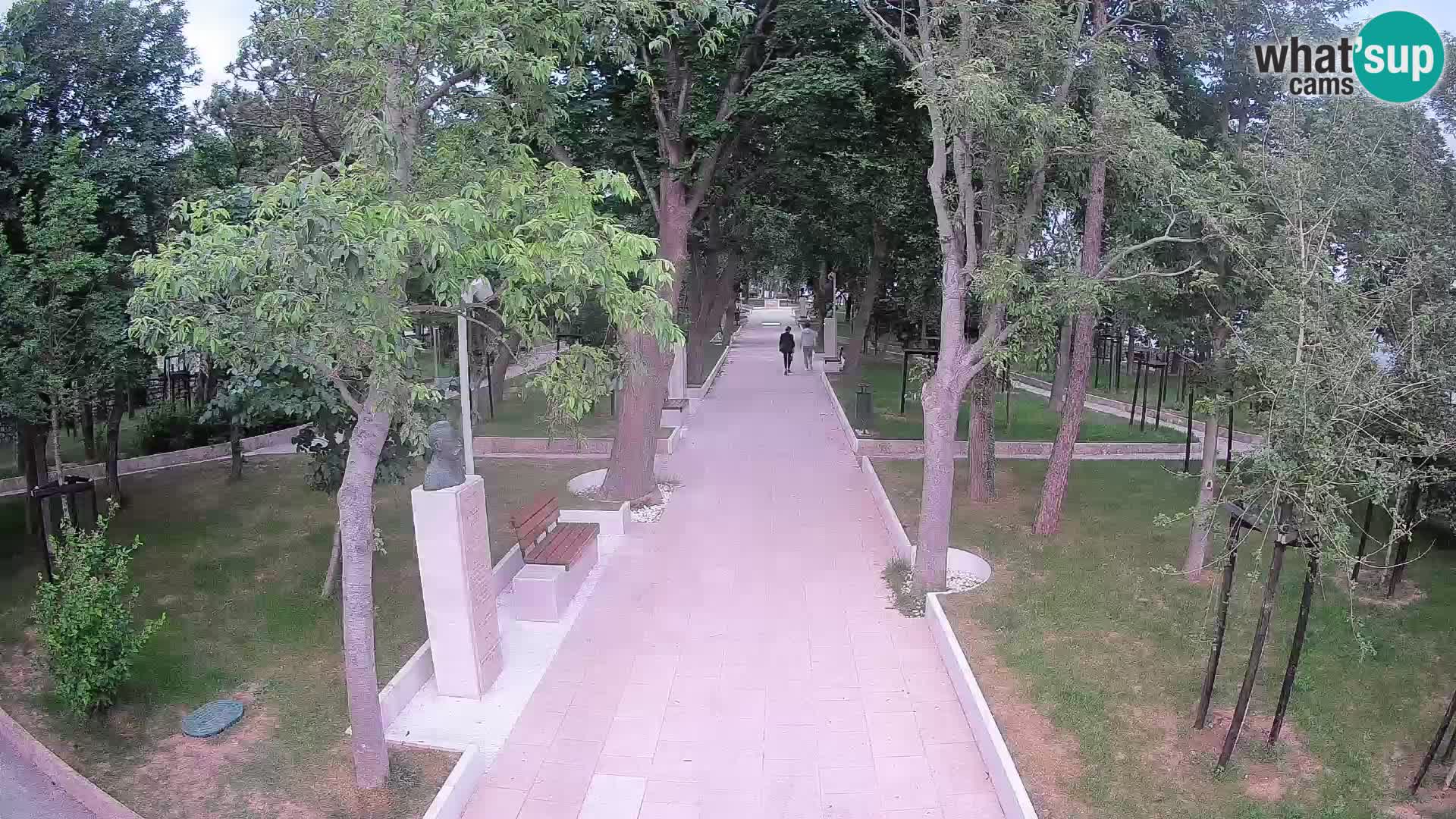 Writers’ Park Webcam Senj – Live by the Sea