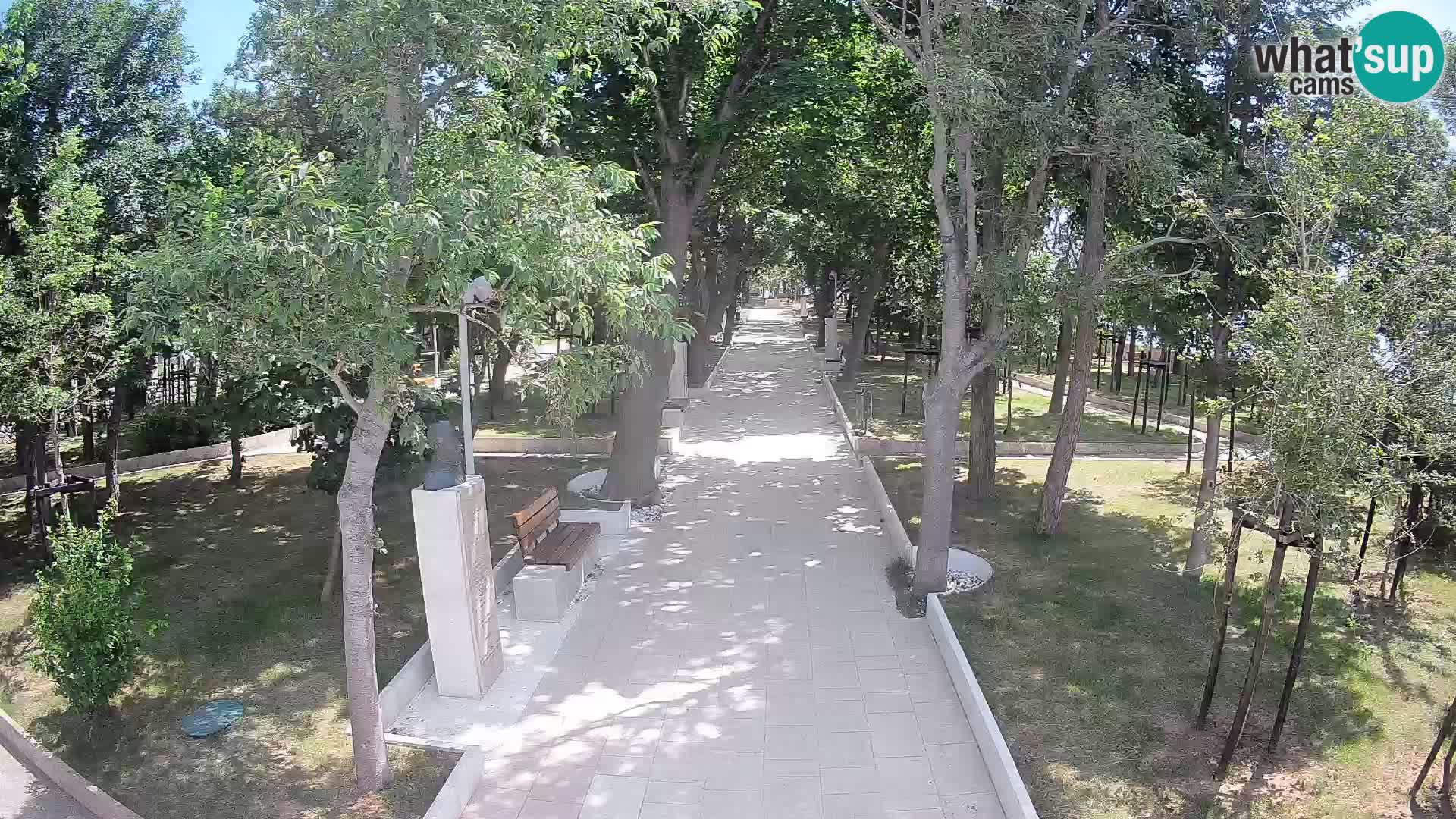 Writers’ Park Webcam Senj – Live by the Sea