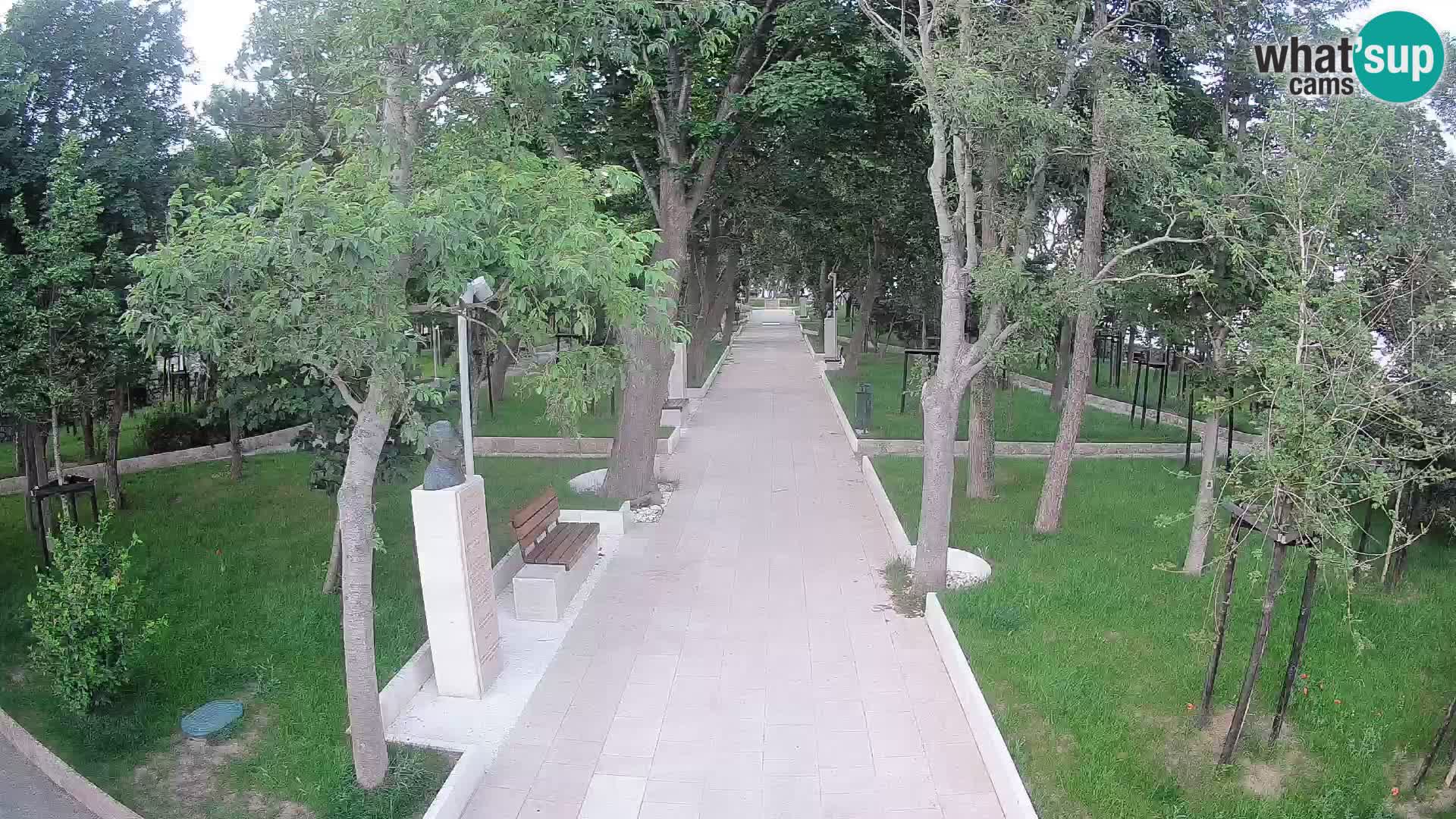 Writers’ Park Webcam Senj – Live by the Sea